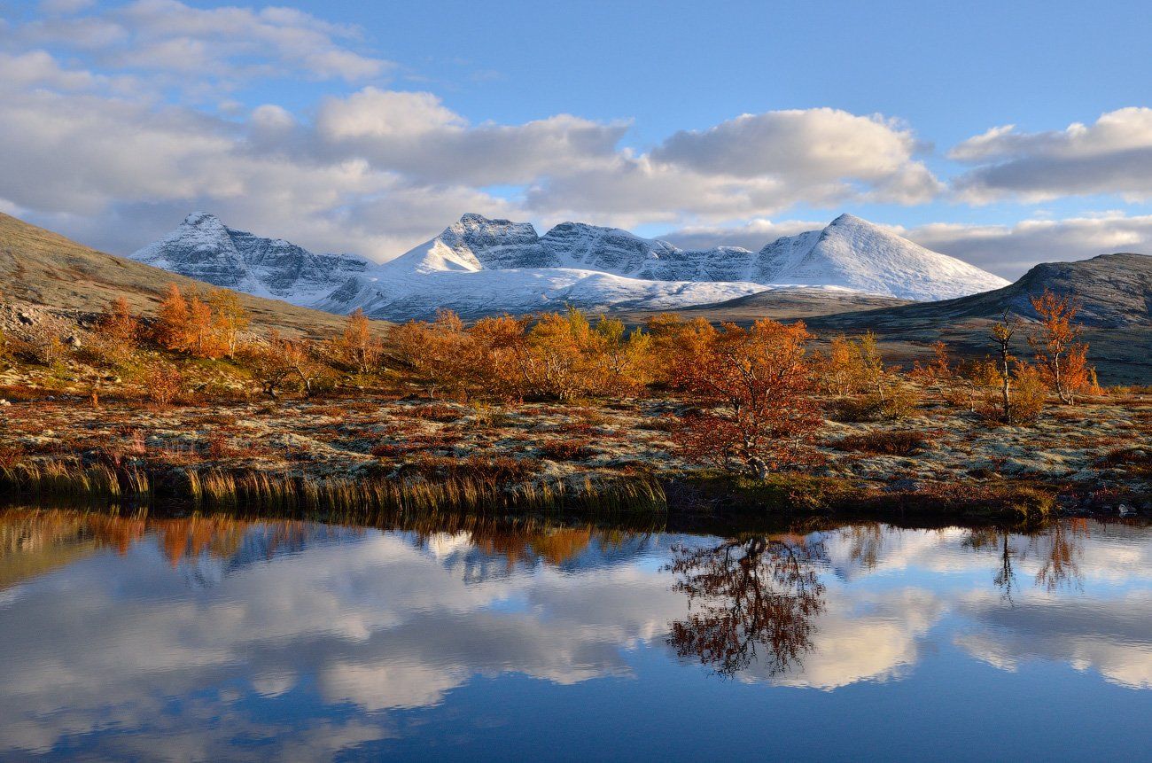 норвегия, горы, осень, снег, norway, autumn, mountain, snow, Олеся Боева