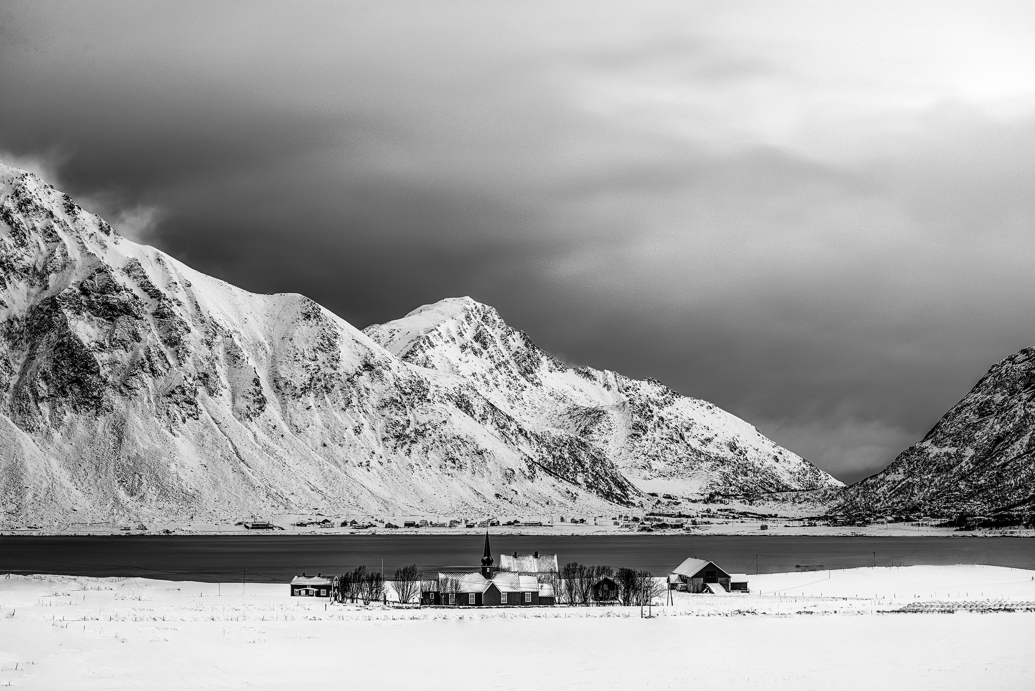 winter, Lofoten, archipalego, isalnds, snow, church , Julius LIU