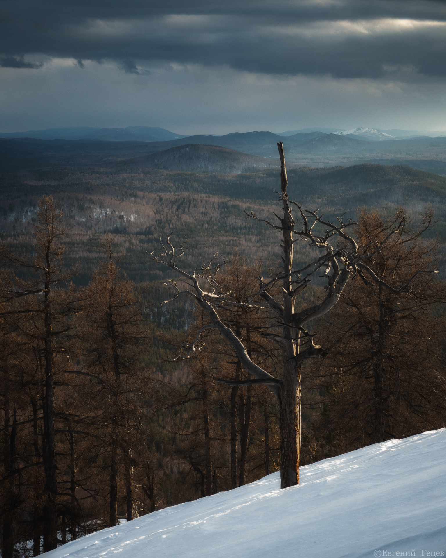 пейзаж, горы, урал, лес, снег, зима, leica, Евгений Гецев