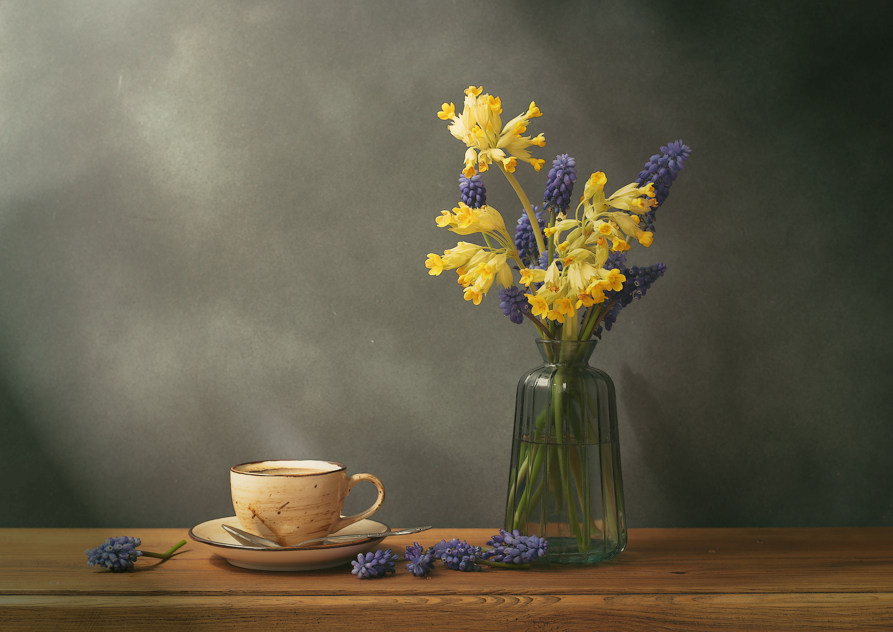 чашка, кофе, весна, цветы, футляр, цветы, cup, coffee, spring, flowers, case, flowers, Стасов Виталий