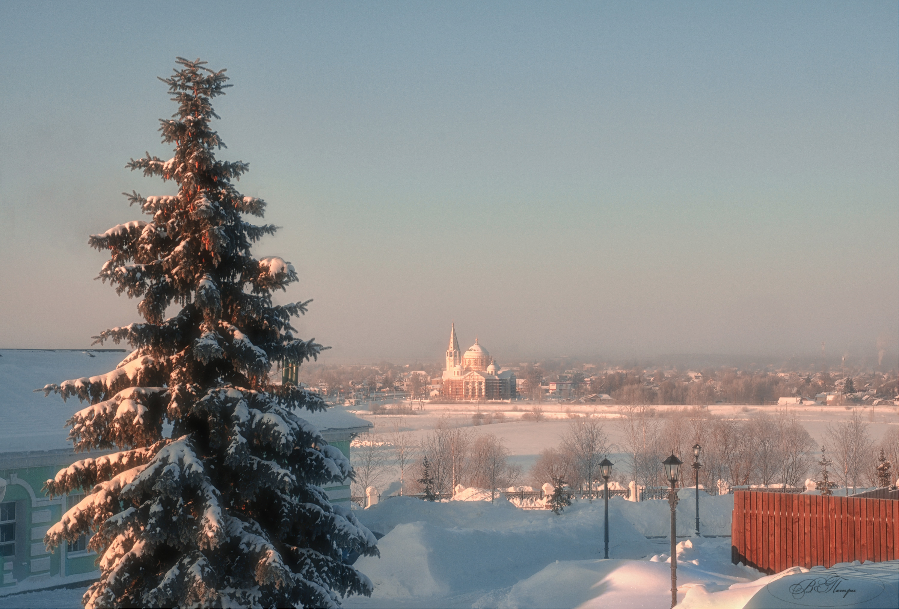 ель церковь домики, Вера Петри