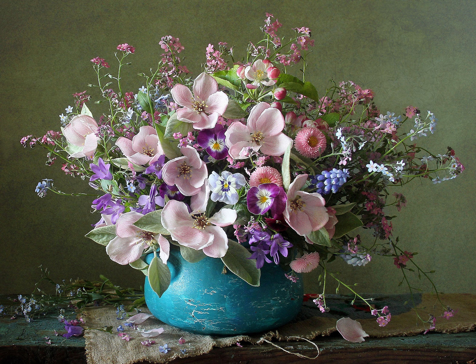 натюрморт, цветы, первоцветы, весна, марина филатова, Марина Филатова