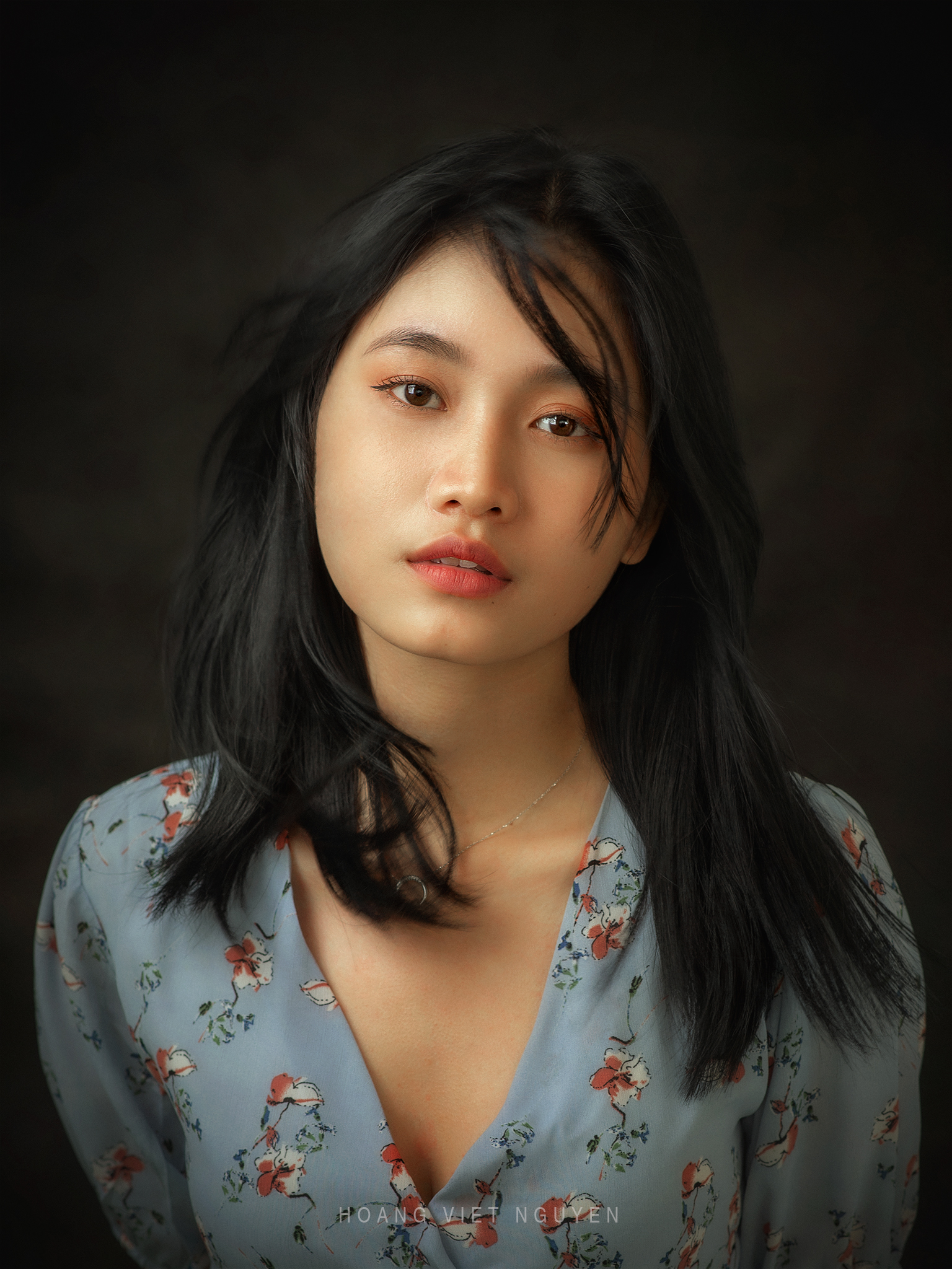 asian, vietnam, vietnamese, portrait, face, women, female, studio, eyes, Hoang Viet Nguyen