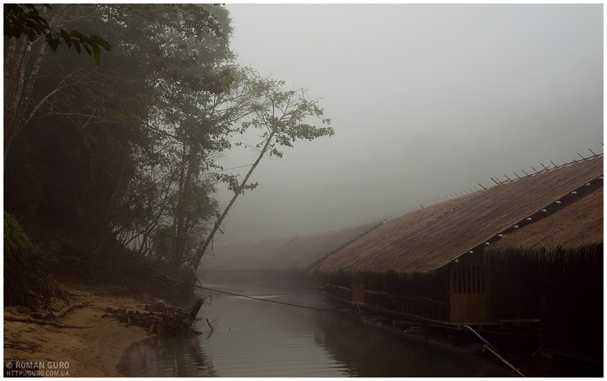тайланд, река, квай, туман, Roman Guro
