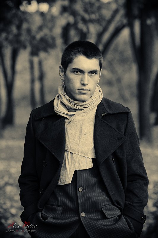 мужчина,портрет,осень,мода, Александр Путев