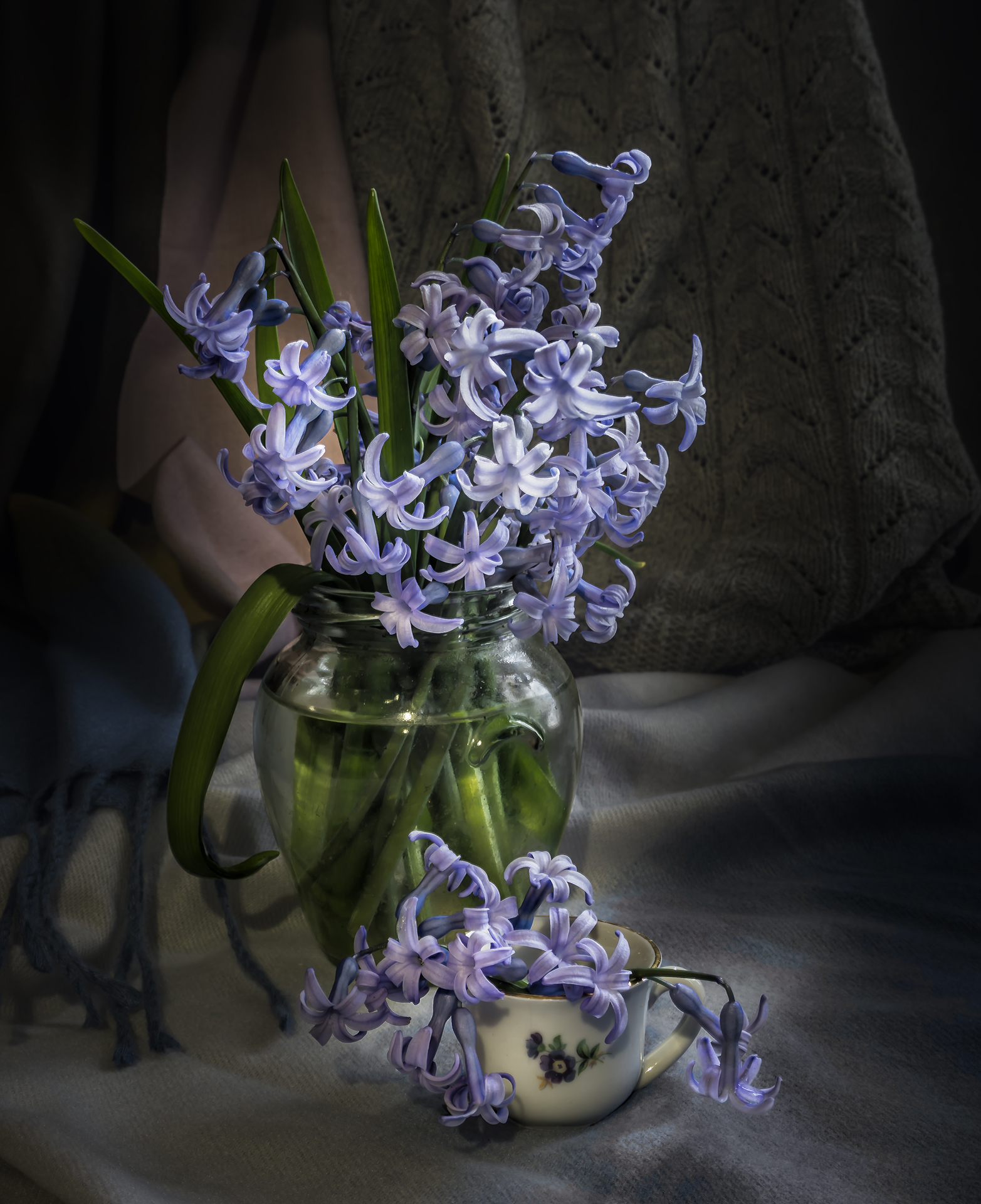 Spring, Flowers, Blue color, Still life, Milena Ivanova