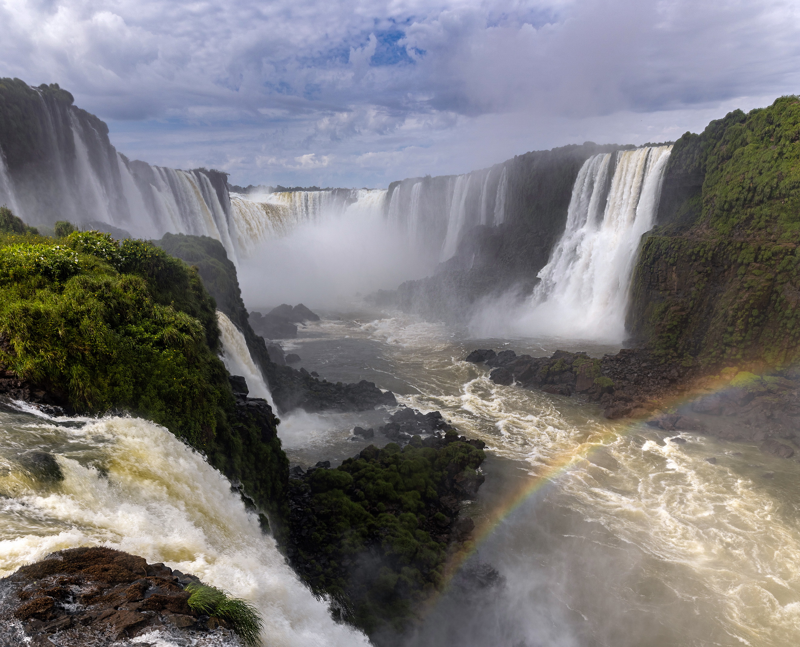 waterfall, iguazu, brasil, Михаил Конарев