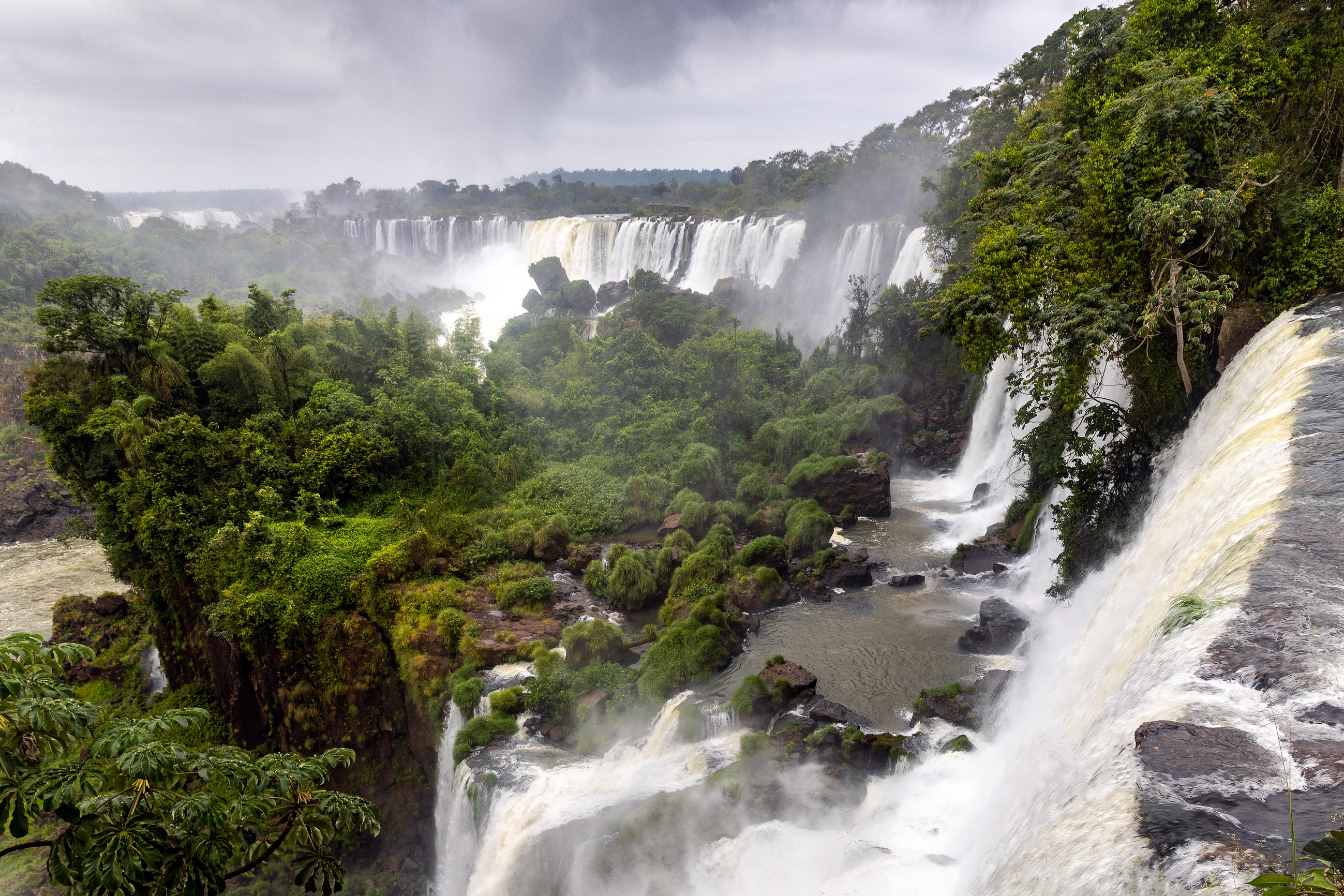 Iguazu, waterfalls, Argentina, nature , Михаил Конарев