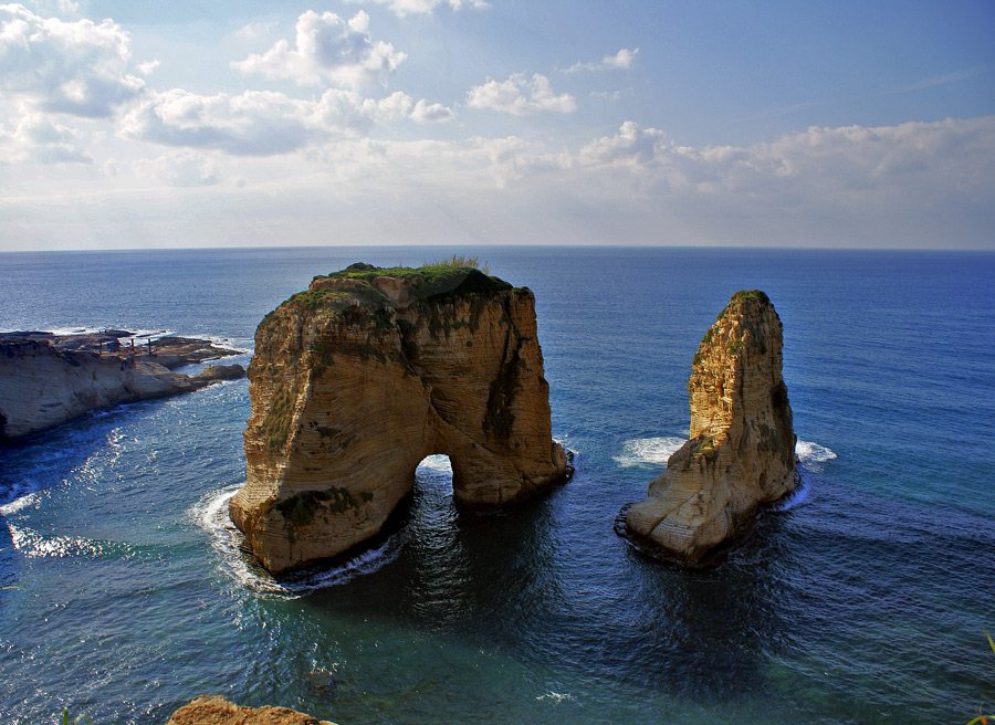 бейрут, голубиные скалы, ливан, Maria V. Gorskaya