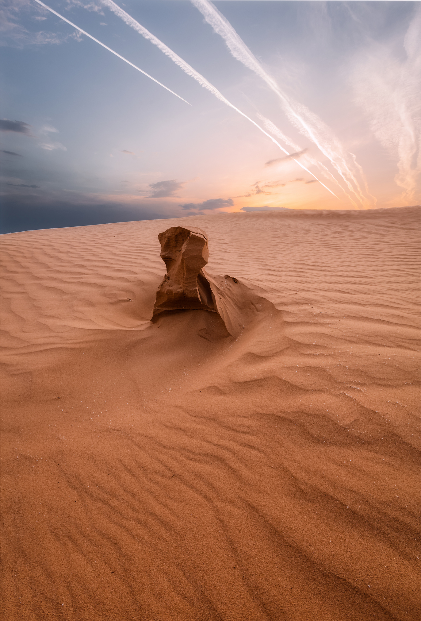 астрахань, астраханская область, пустыня, песок, дюны, закат, Влад Рябинин