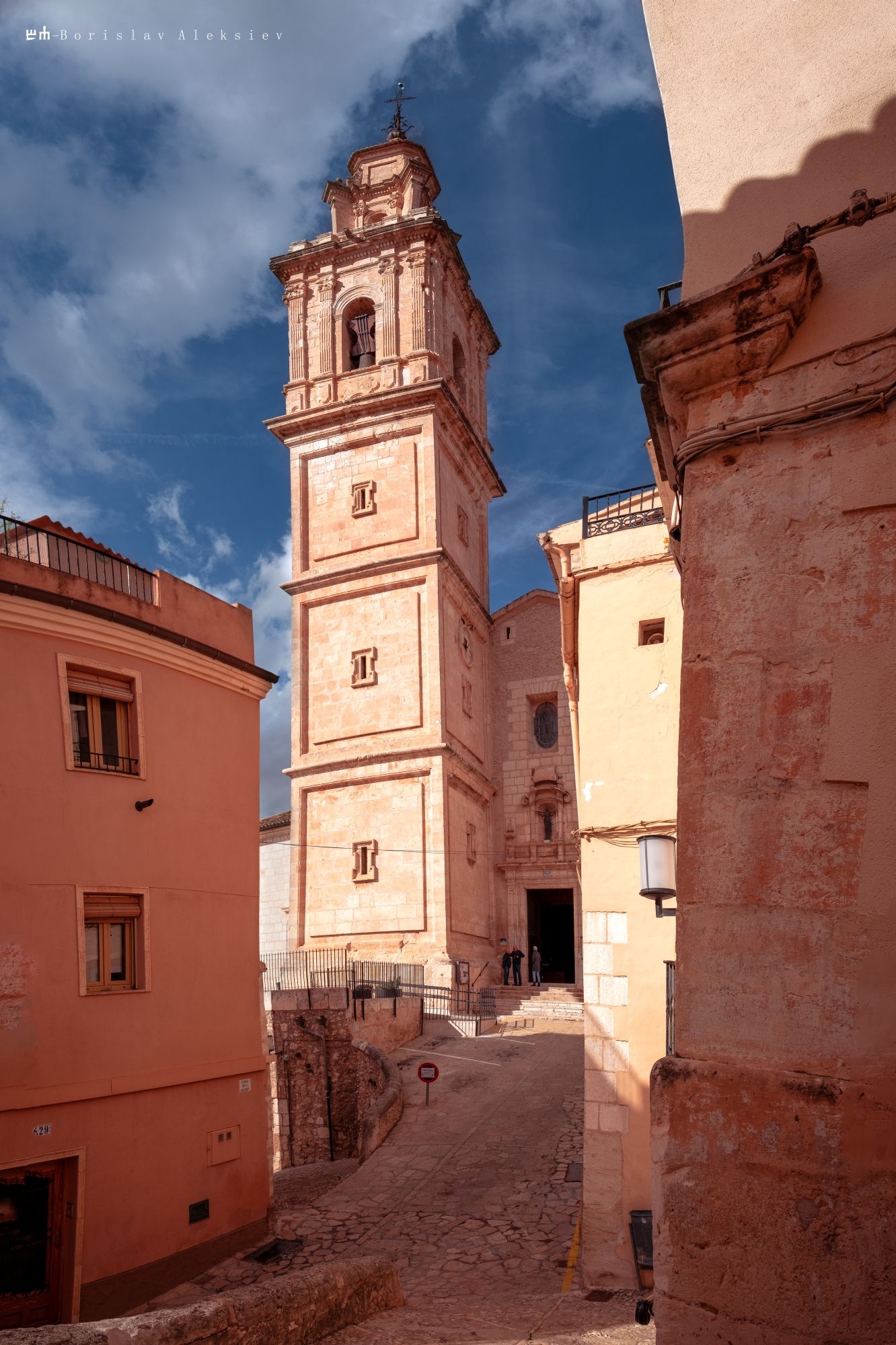 bocairent,travel,light,stone,orange,blue,sky,church,religion,exterior,, Алексиев Борислав