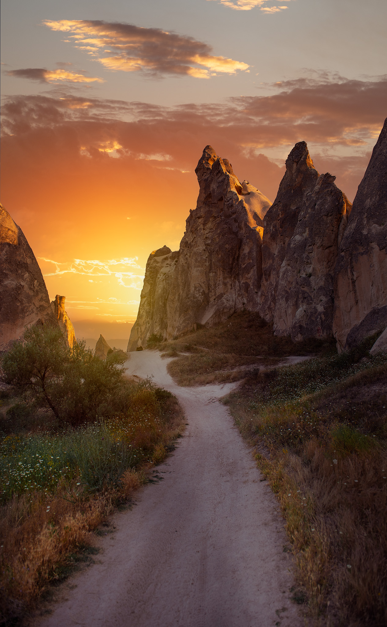 turkey, cappadocia, sunset,rocks,trail, Gubski Alexander