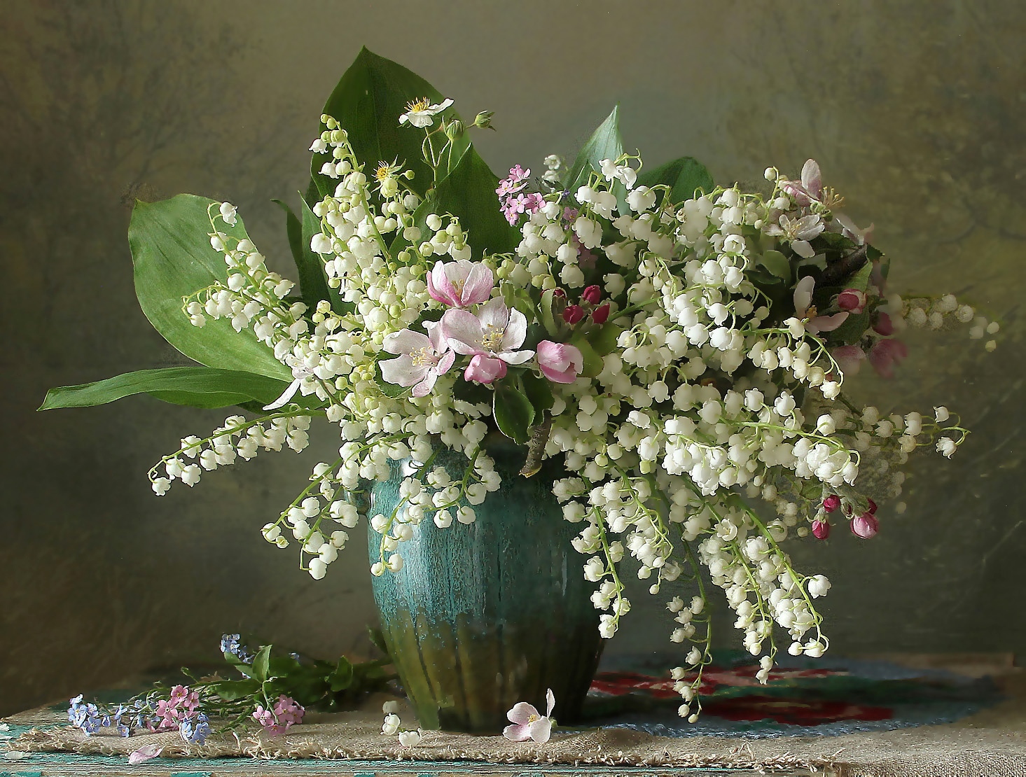 натюрморт, цветы, лесные цветы, весна, марина филатова, ландыши, Марина Филатова