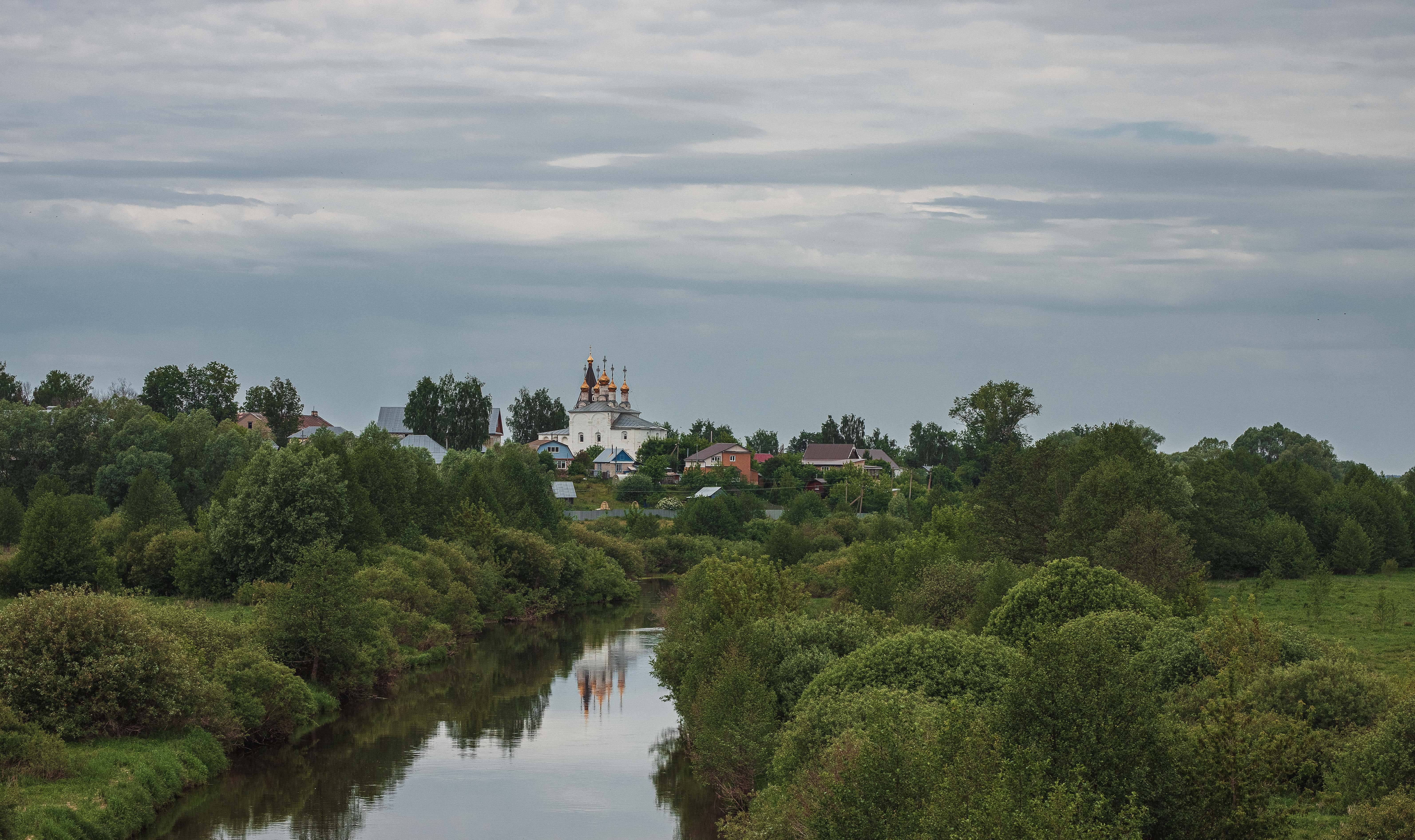 церковь, река, село, Васильев Владимир