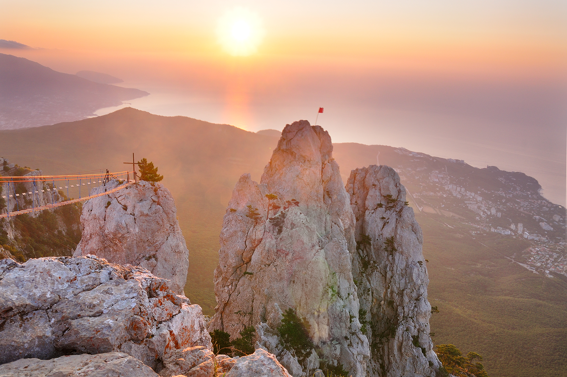 крым, ай петри, рассвет, горы, черное море, Петрова Анастасия