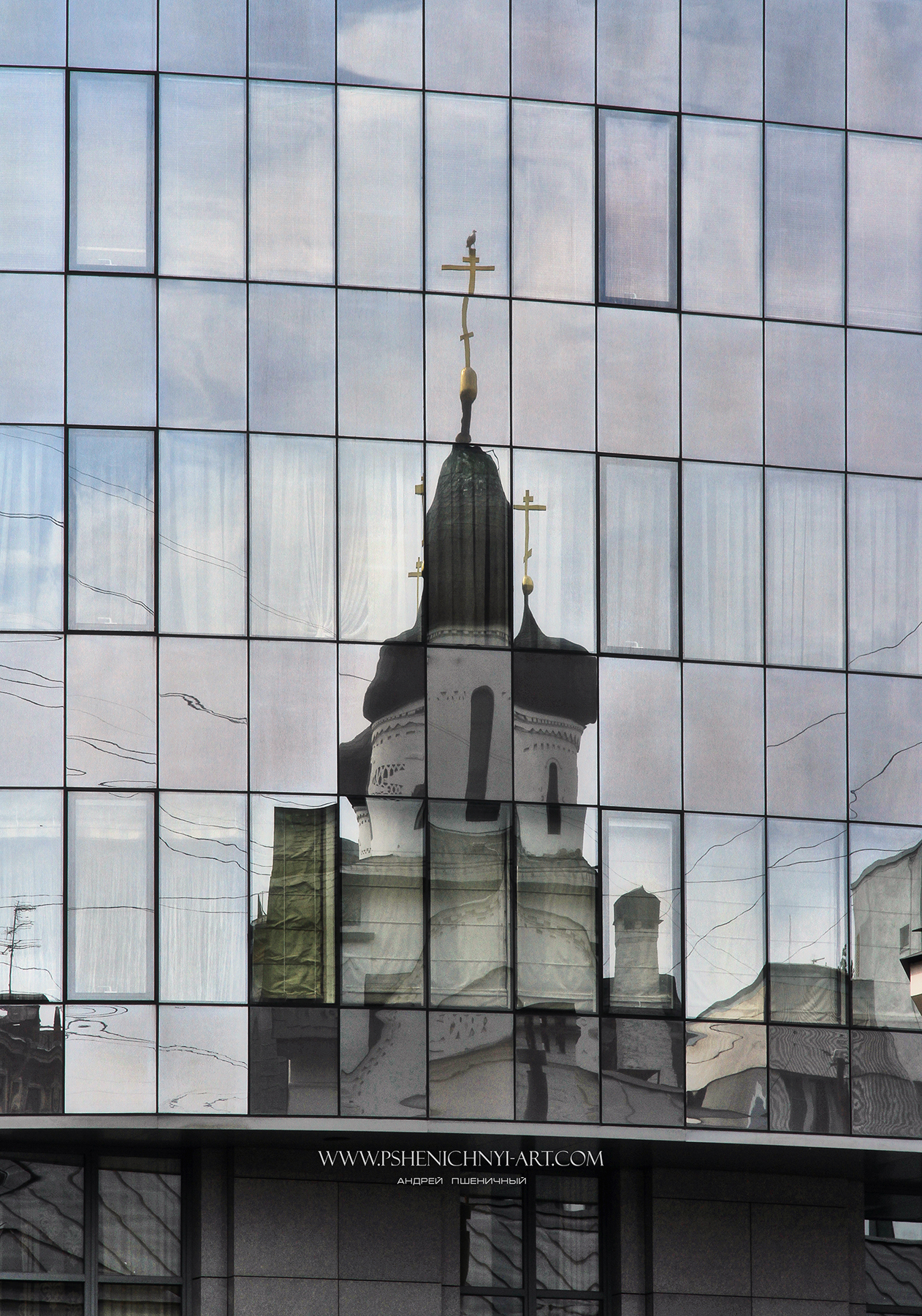 архитектура, отражение, городской пейзаж, санкт-петербург, храм, история, Пшеничный Андрей