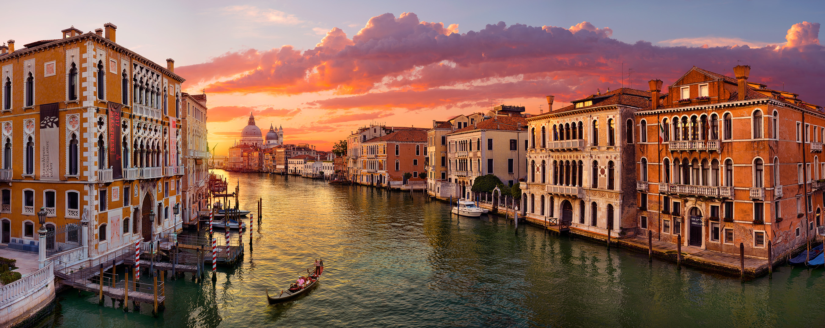 Venice, Gran Canal, Italy, Gondola, Gubski Alexander