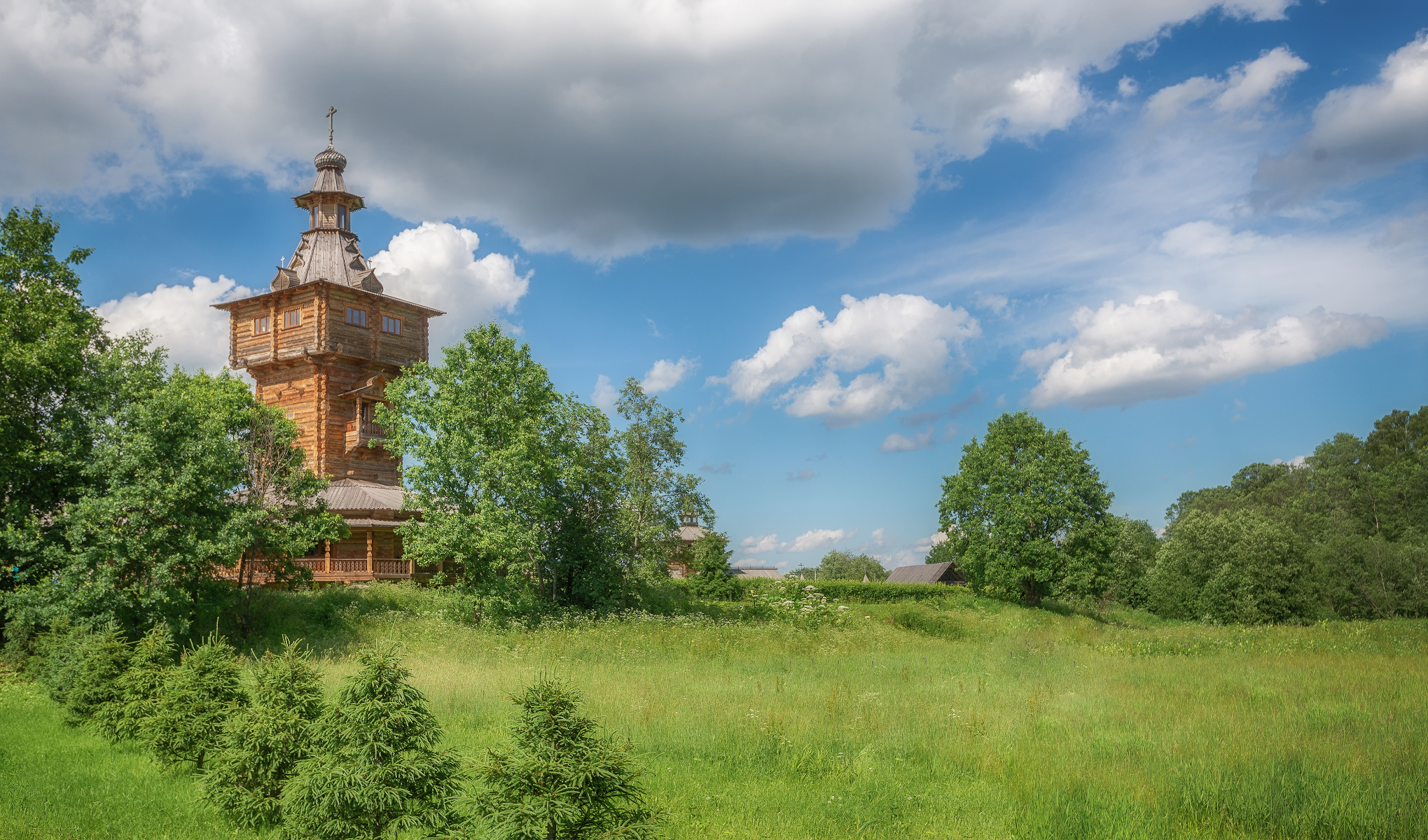 Храм, лето, гремячий, Сергей Аникин