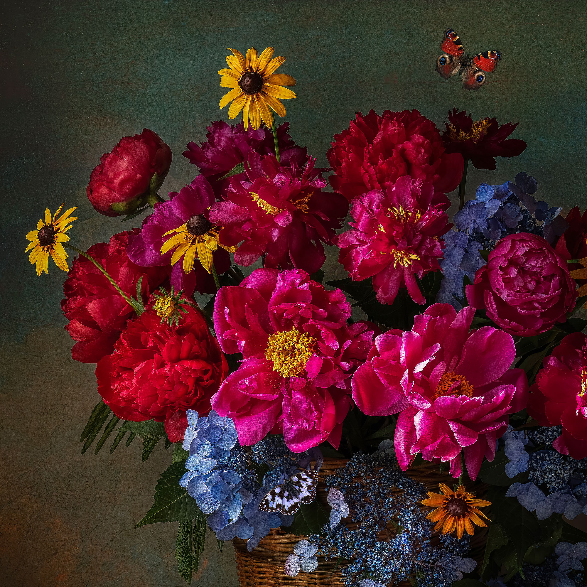 peonies, flowers, still life photography, summer flowers, Слуцкая Яна