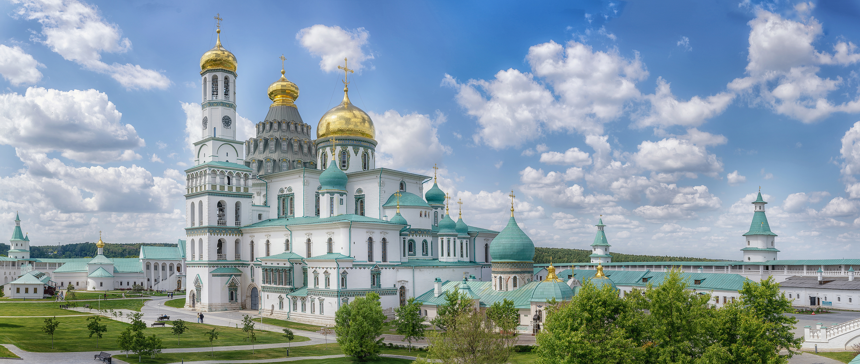 монастырь, панорама, новый иерусалим, храм, россия, архитектура, Ольга Яр