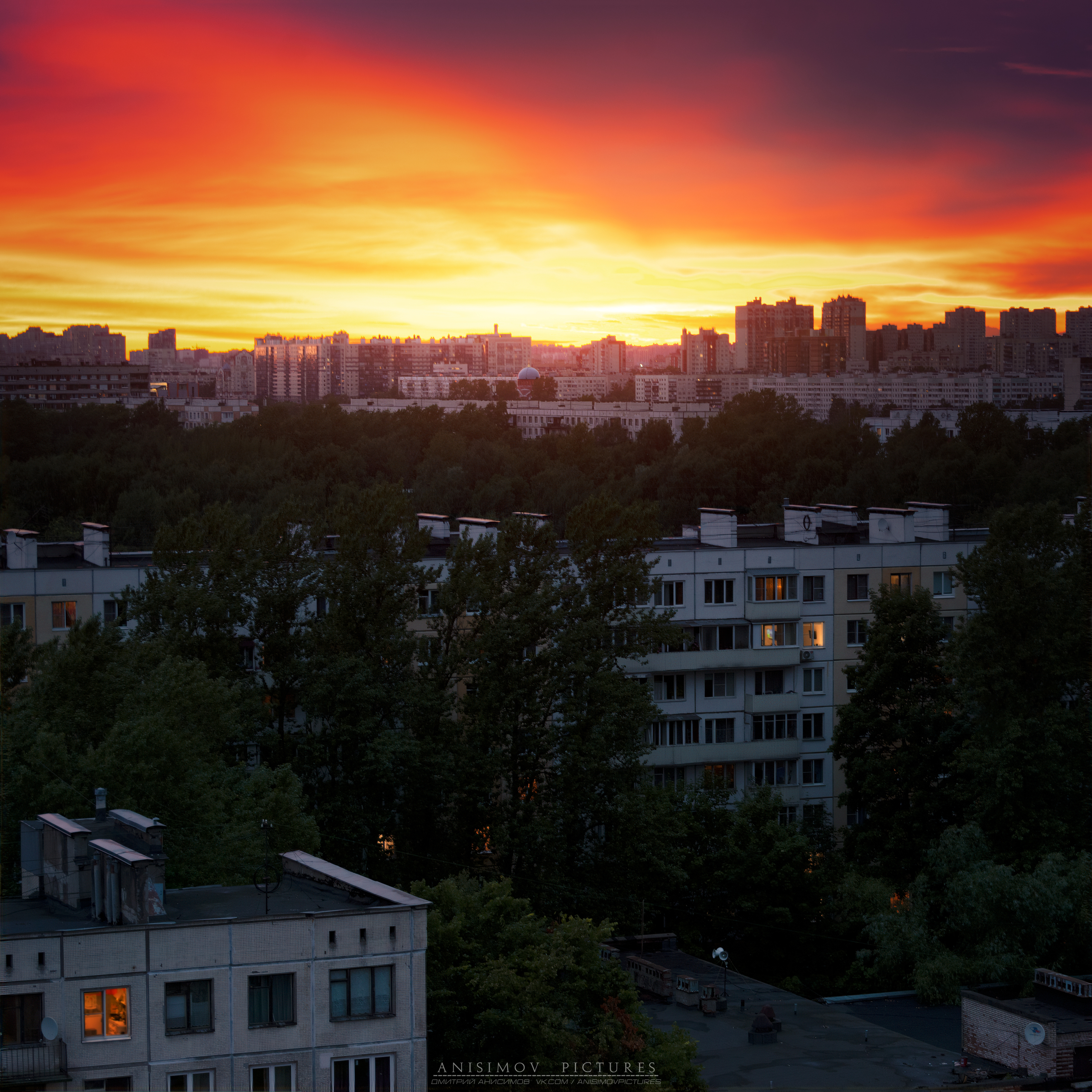 закат, архитектура, санкт-петербург, Dmitriy Anisimov