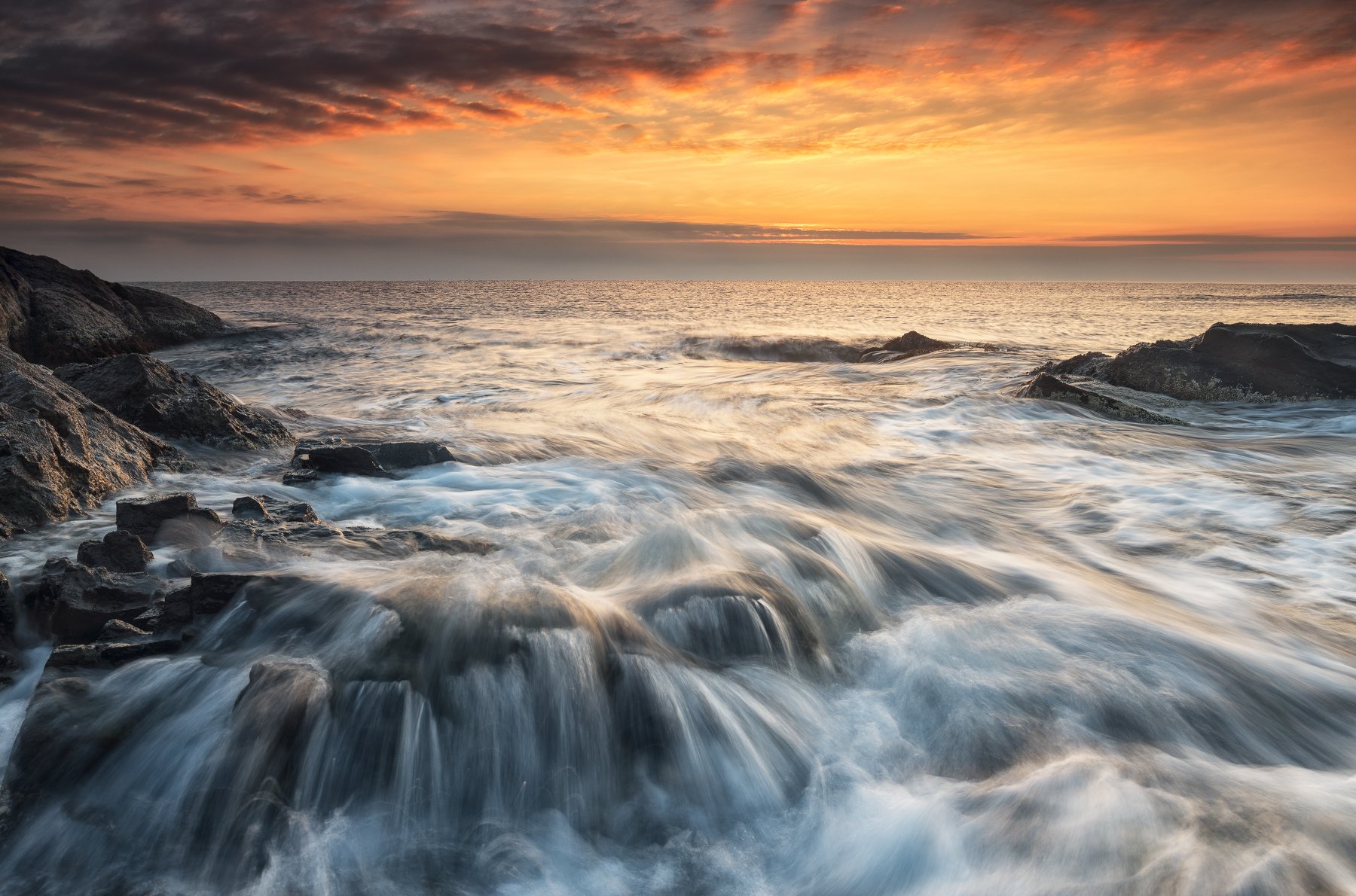 Beach, Beautiful, Black sea, Clouds, Fineart, Landscape, Rocks, Seascape, Sky, Sun, Sunrise, Water, Иван Димов