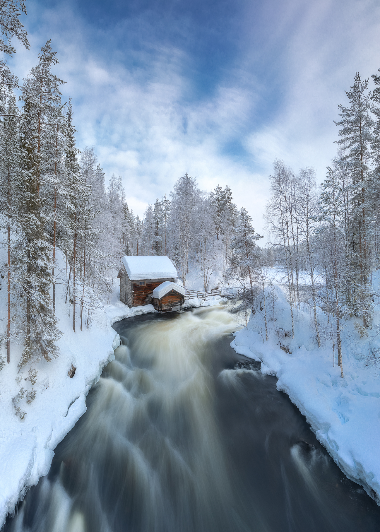 #пейзаж #финляндия #лапландия #зима #мороз, Andrey Ovdienko