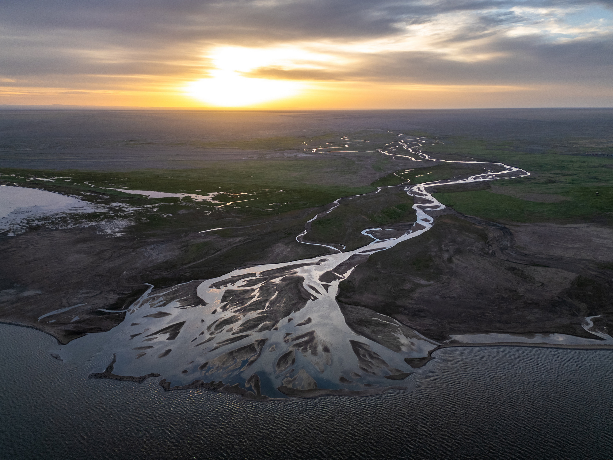 река, рассвет, восход, river, sunrise, Баландин Дмитрий