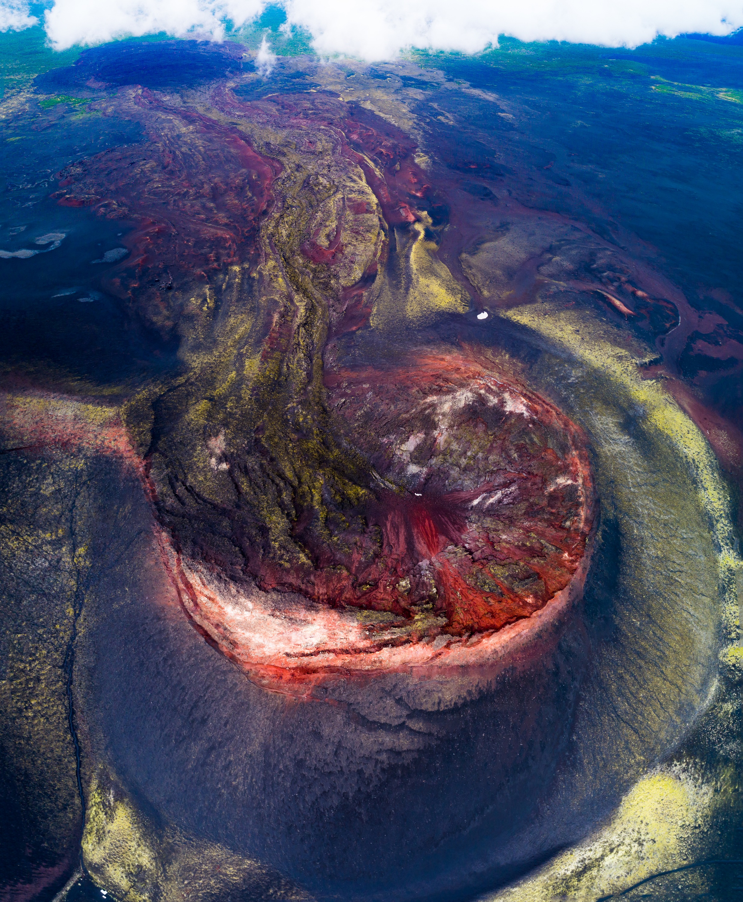 вулкан, толбачик, лава, кратер, Karasev Pavel
