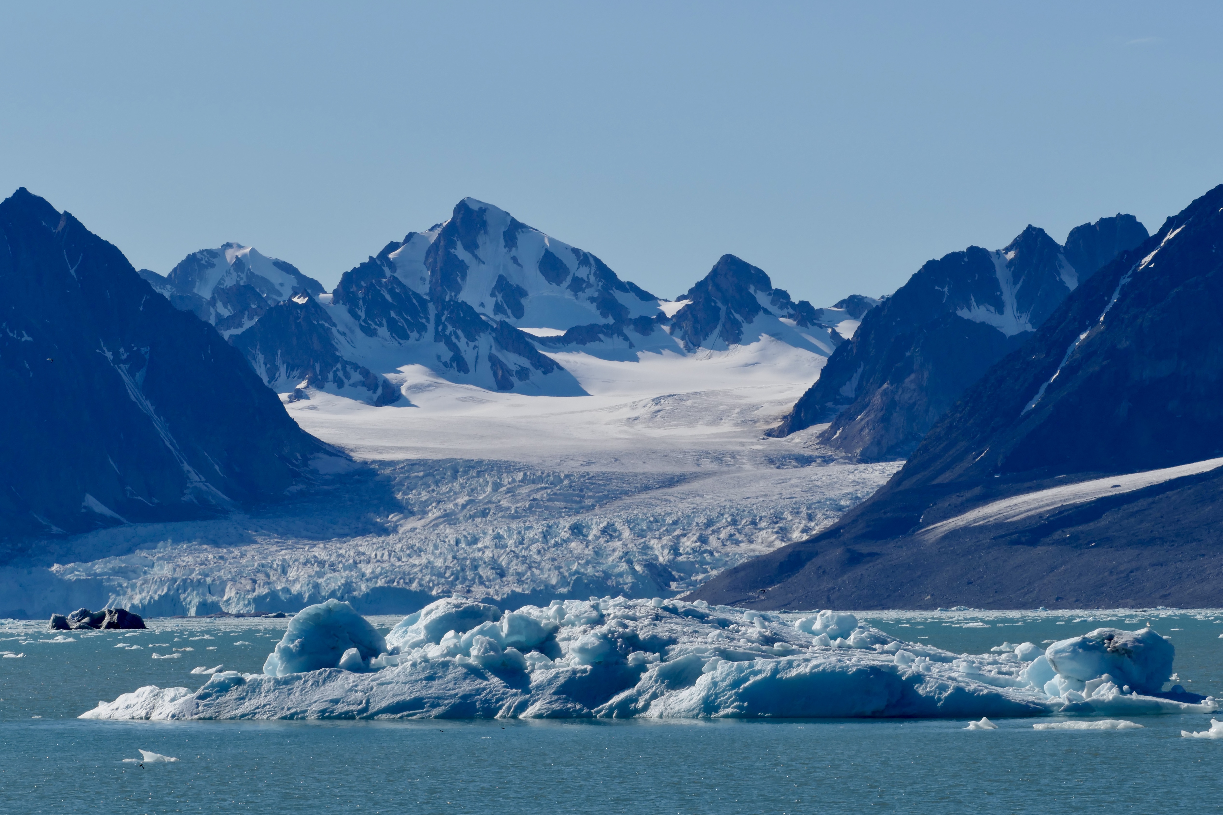 Landscapes, glacier, Svalbard, Spitsbergen, Blue, Ice, Mountain, Arctic, Fjord, , Svetlana Povarova Ree