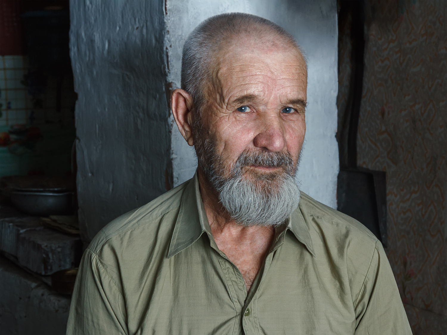портрет мужской мужчина старик лицо пинежанин, Вера Ра