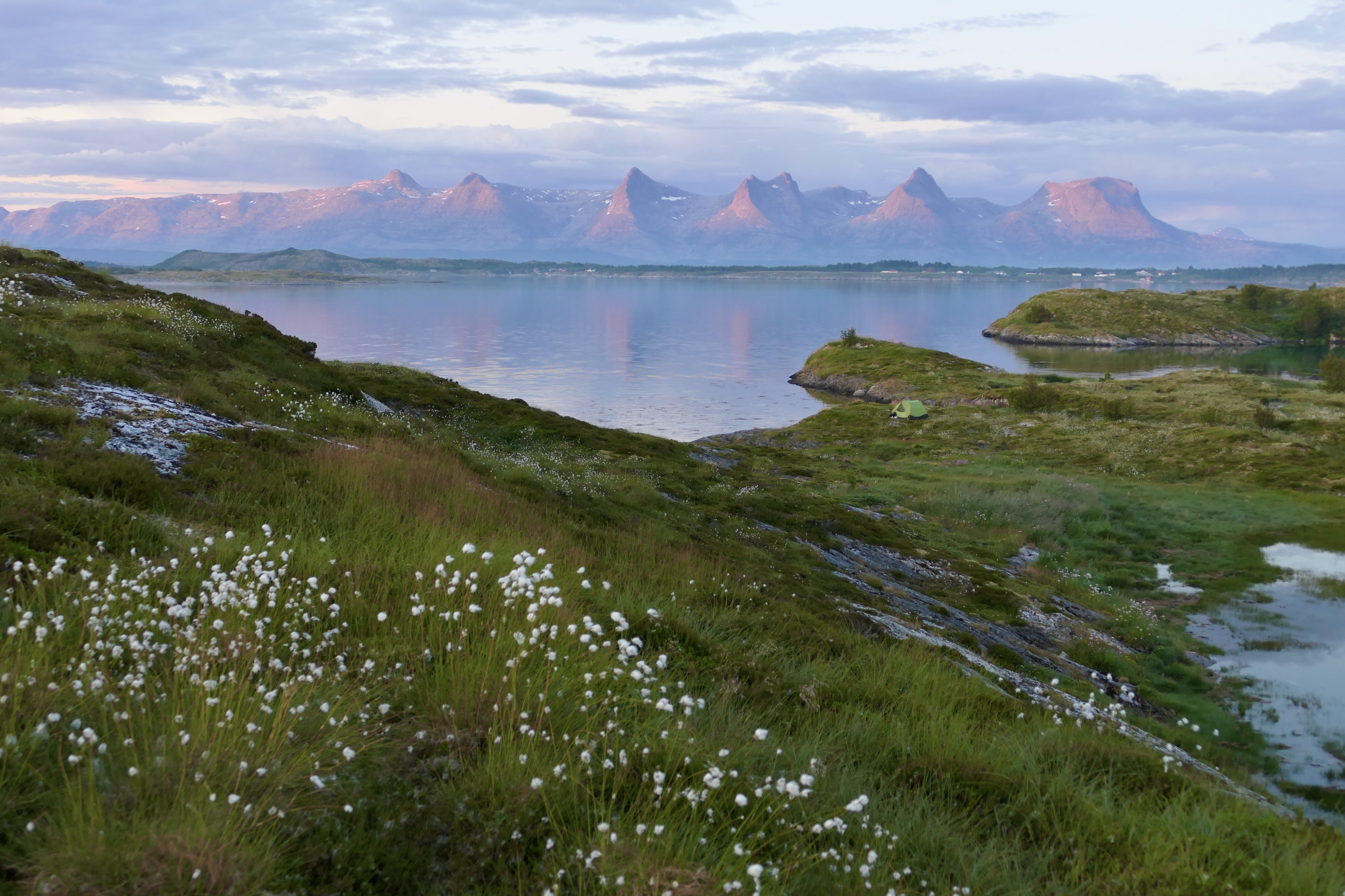 Landscapes, Norway, Helgeland, Mountain, Summer, Tent,, Svetlana Povarova Ree