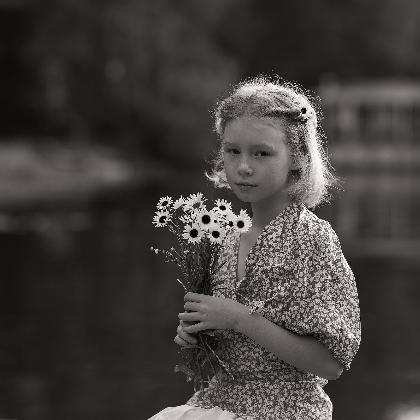 девочка, ромашки, лето, настроение, girl, flowers,portrait, summer, nature, Стукалова Юлия