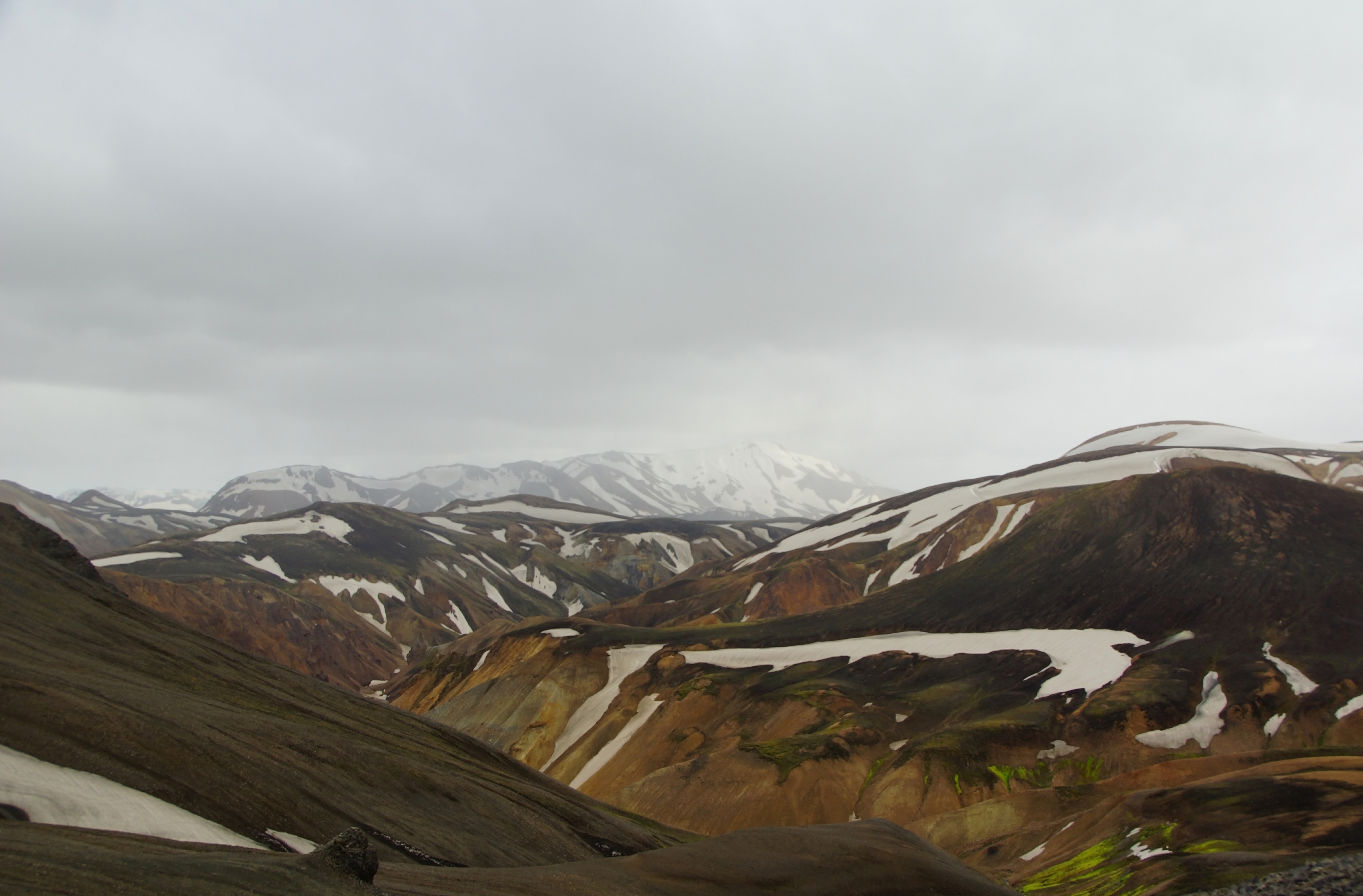 landscape, valley, mountains, snow, light, nature, hiking, terrain, color,  Сергей Андреевич