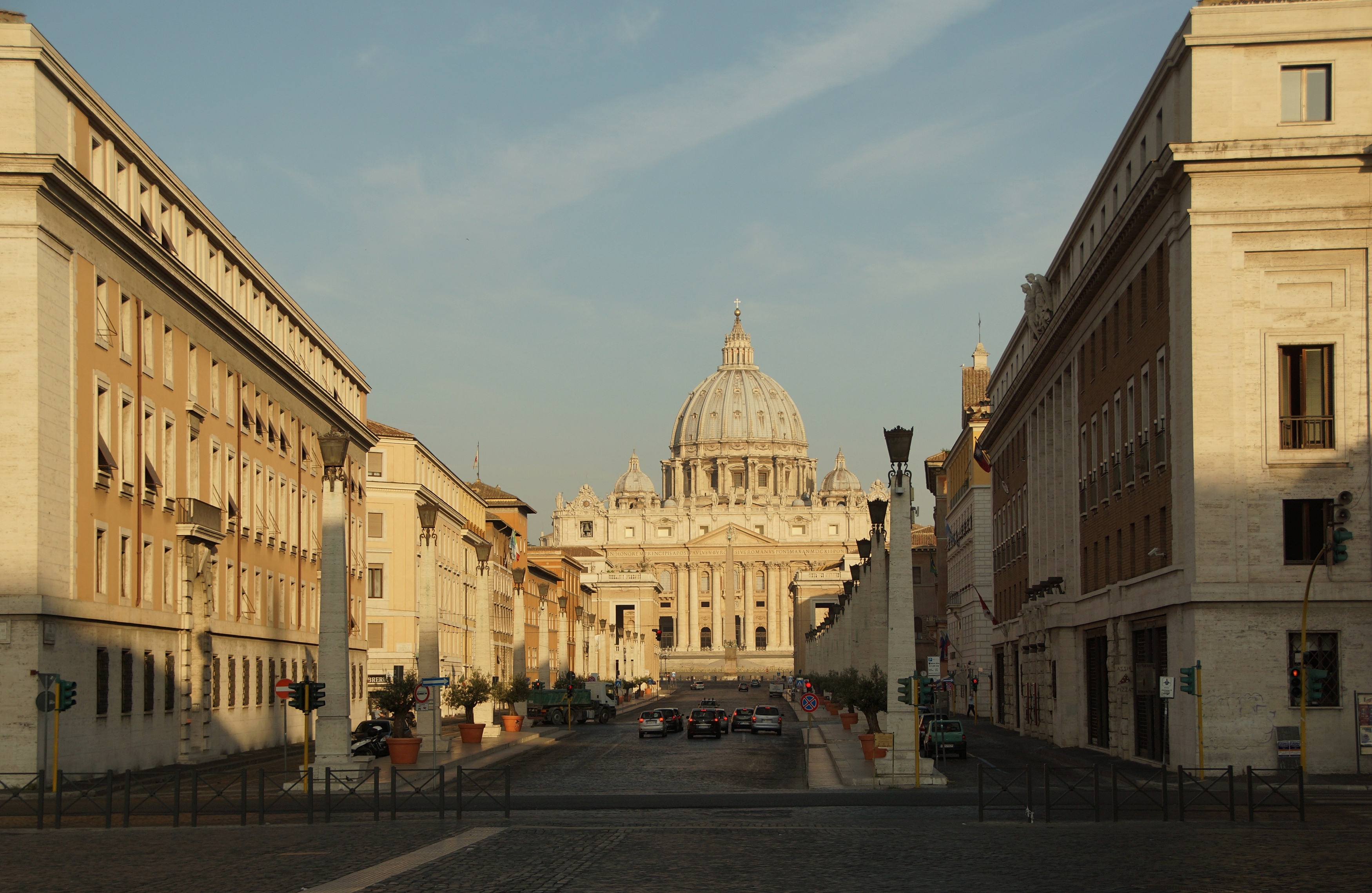 morning, city, street, avenue, cathedral,  Сергей Андреевич