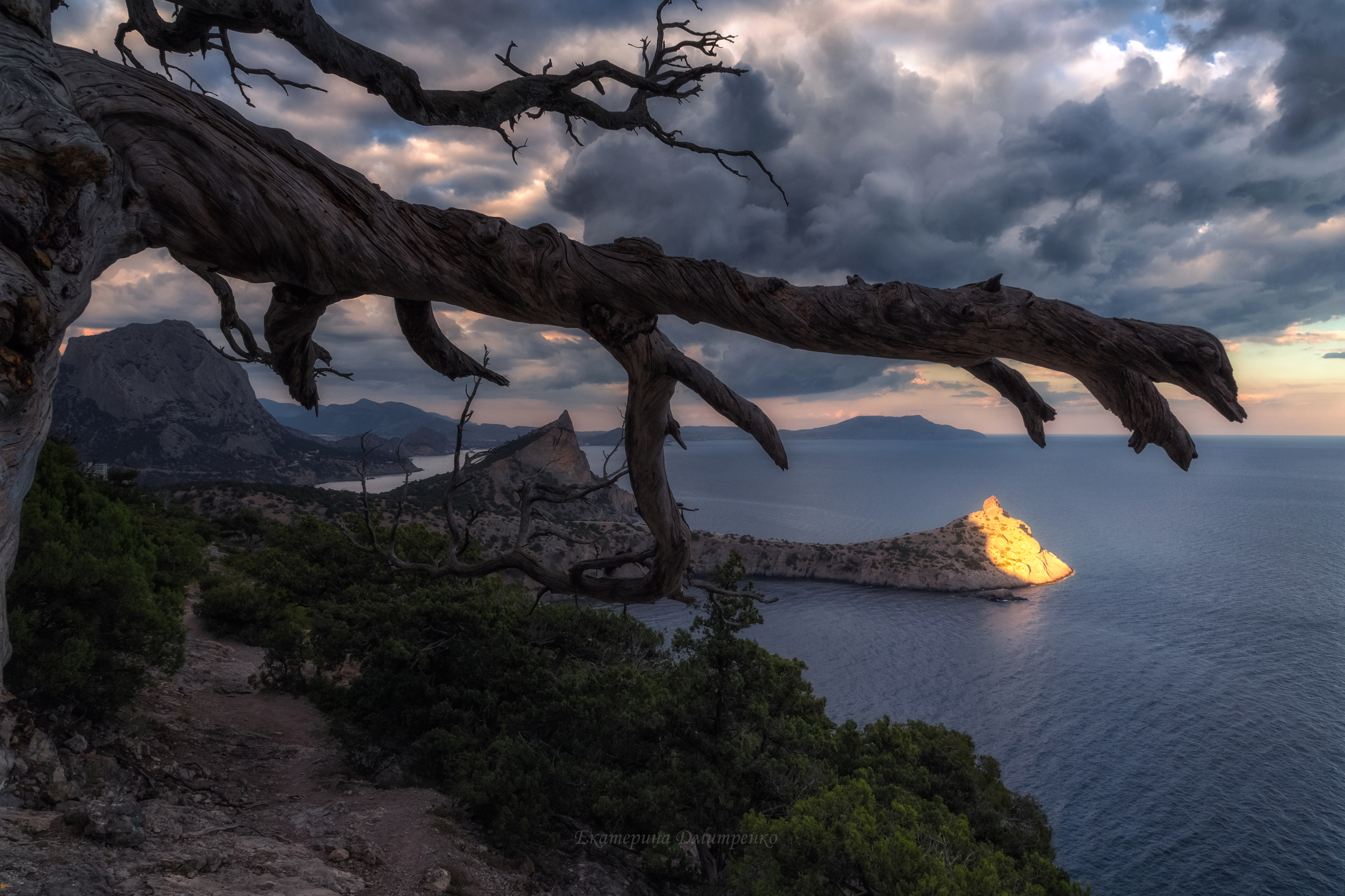 крым, новый свет, пейзаж, горы, море, закат, crimea, landscape, Дмитренко Екатерина