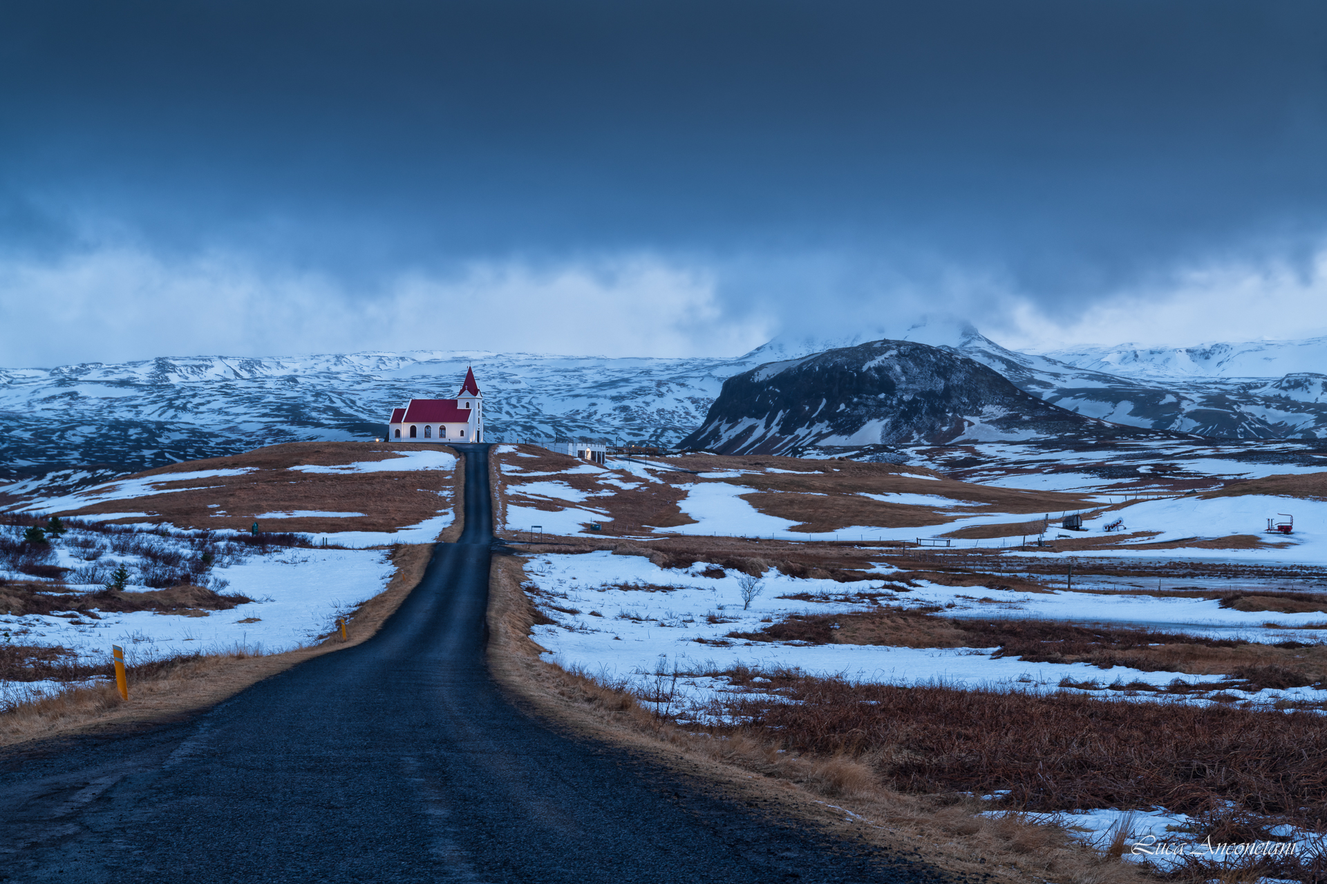 iceland church travel landscape, Anconetani Luca