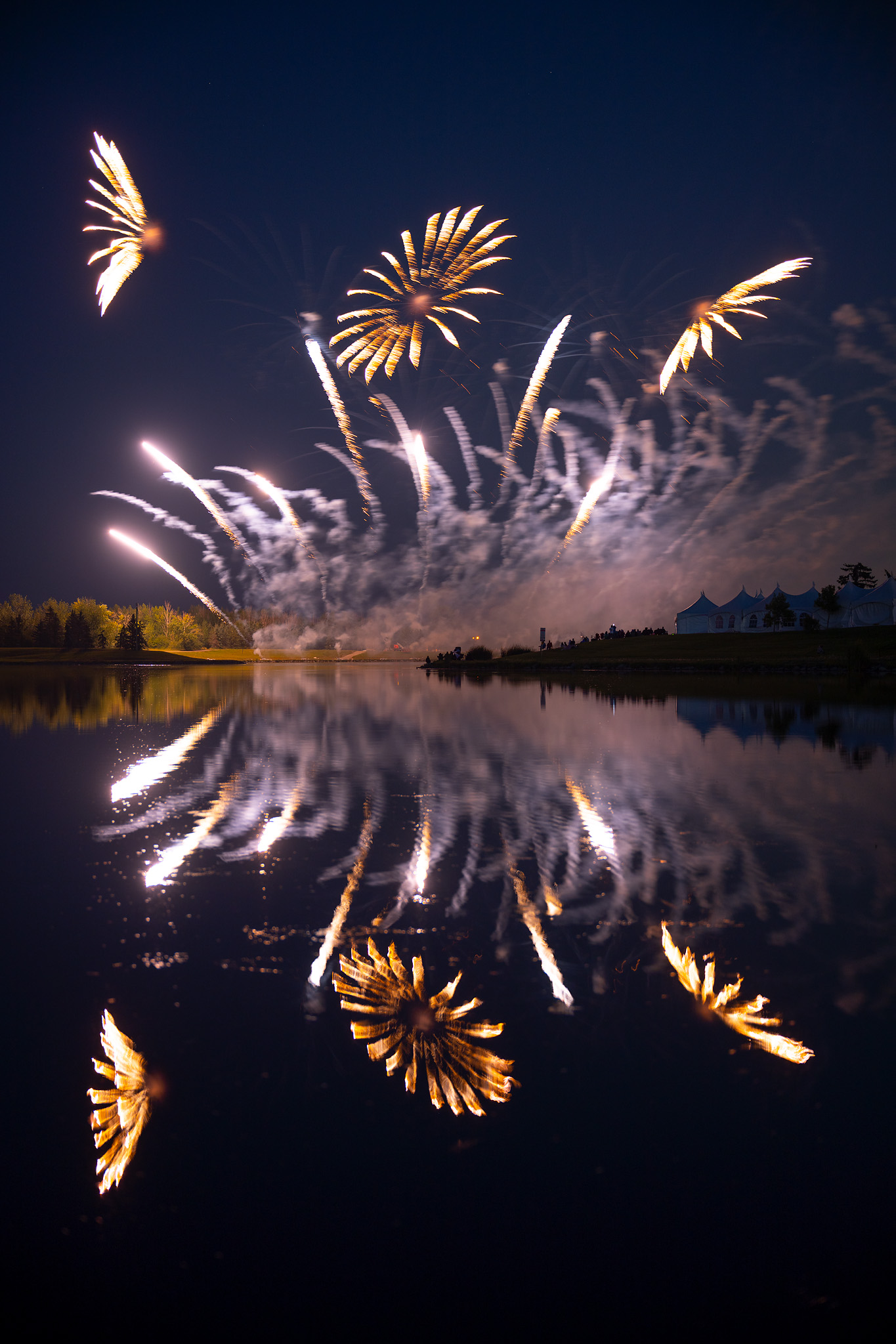 fireworks,lake,night, Gubski Alexander