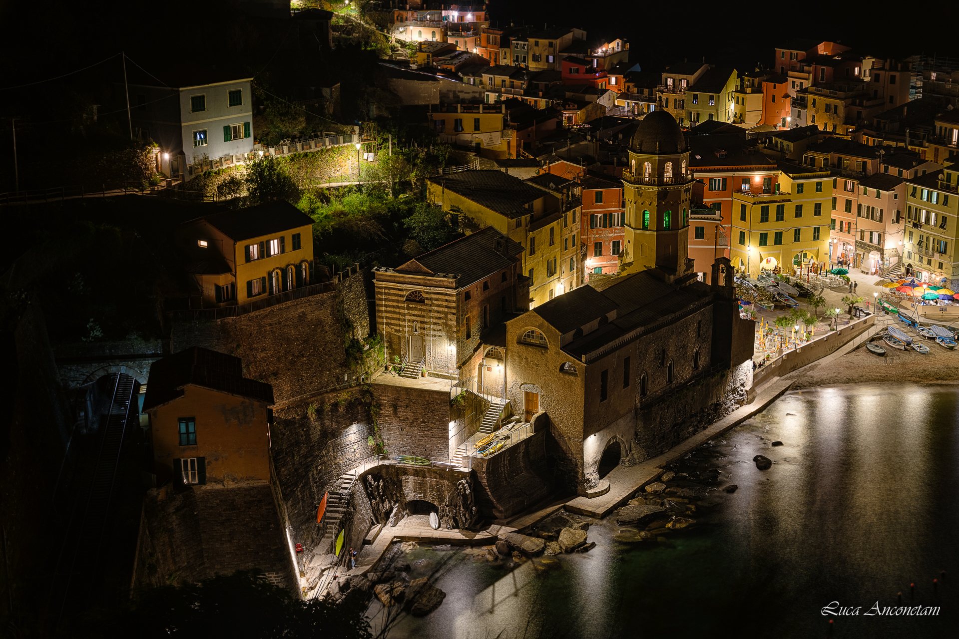 portofino liguria italy night long exp., Anconetani Luca