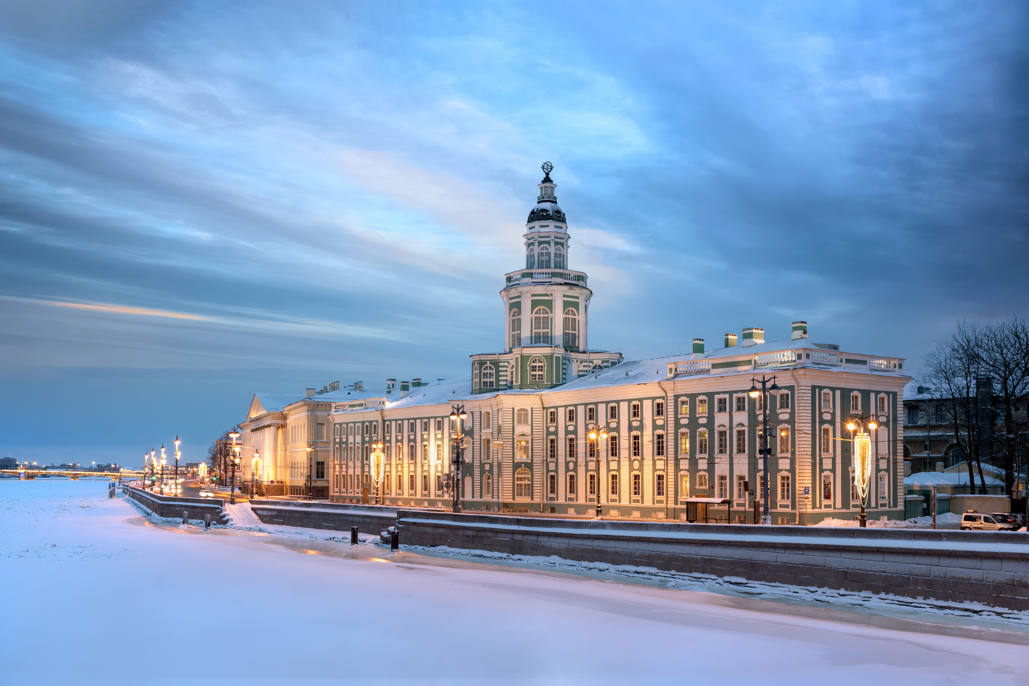 кунсткамера, университетская набережная, дворцовый мост, нева, Сергей Газизов