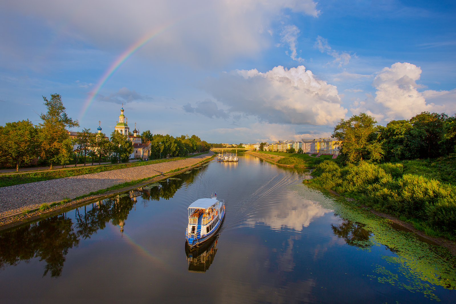 вологда, теплоход, река, церковь, храм, Наталия Колтакова