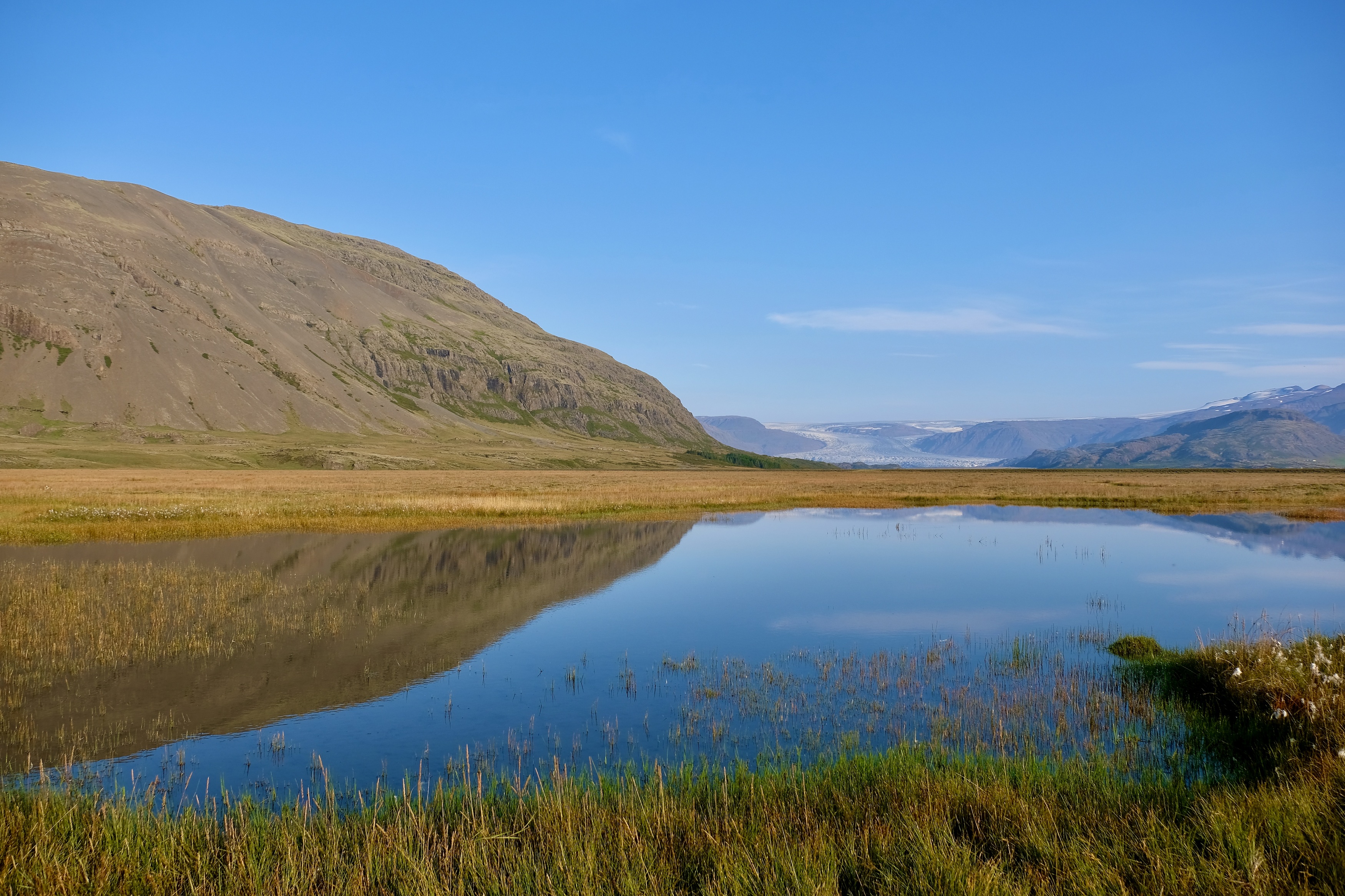 Landscapes, Iceland, lake, glacier, reflection, blue, colorful, , Svetlana Povarova Ree