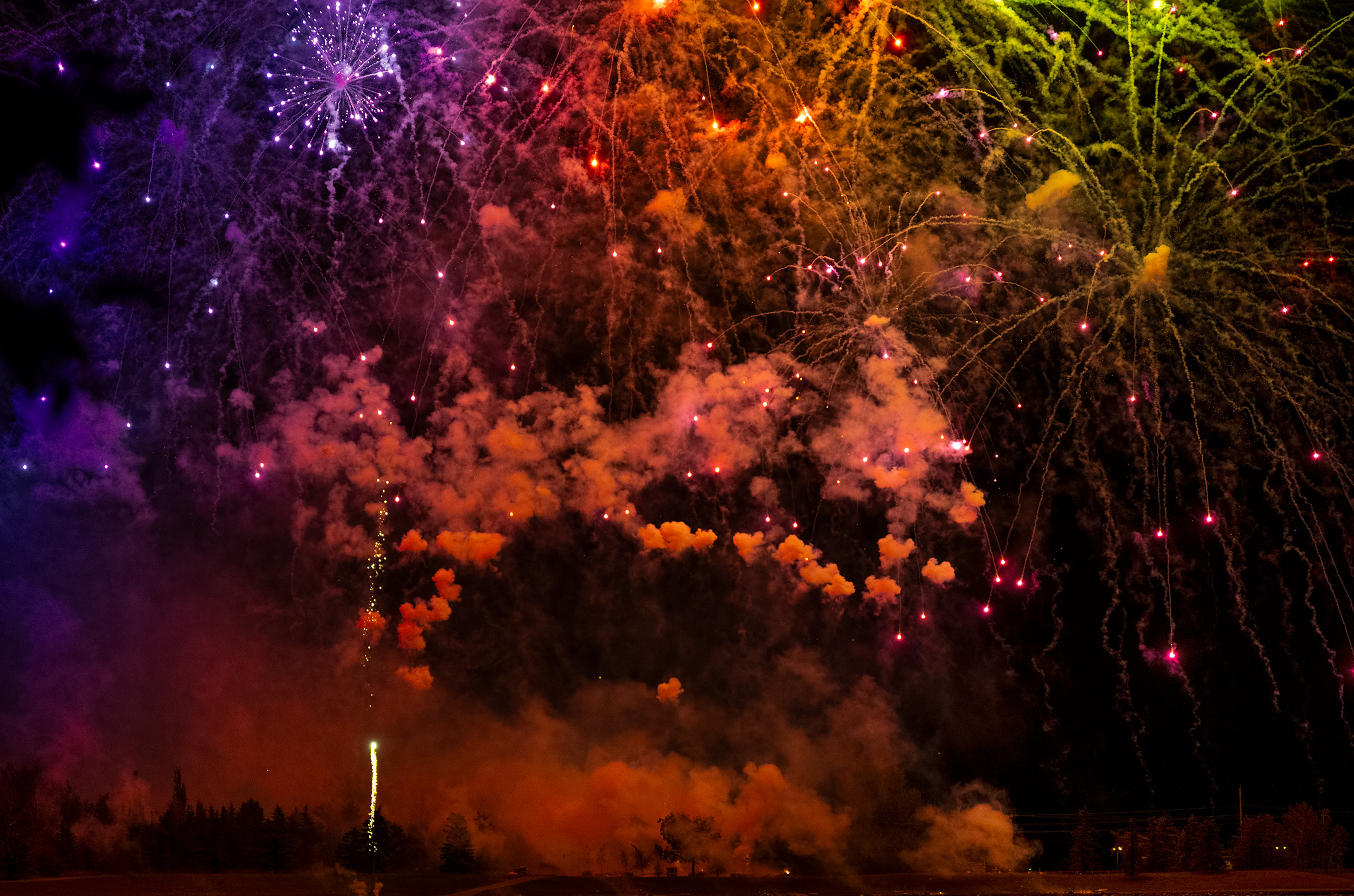 fireworks, smoke, pyrotechnic, Gubski Alexander