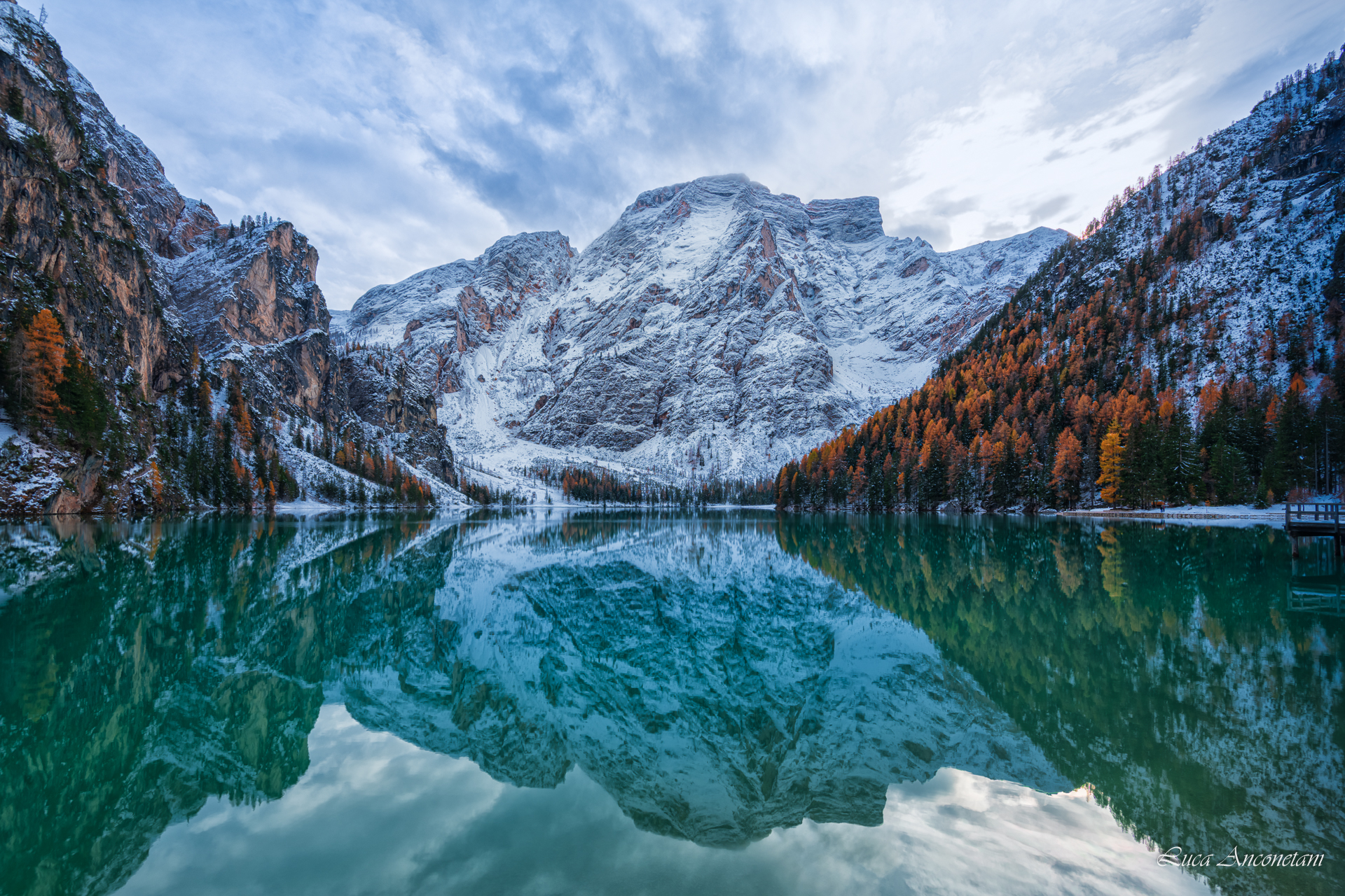 braies lake water itayl dolomites reflex, Anconetani Luca