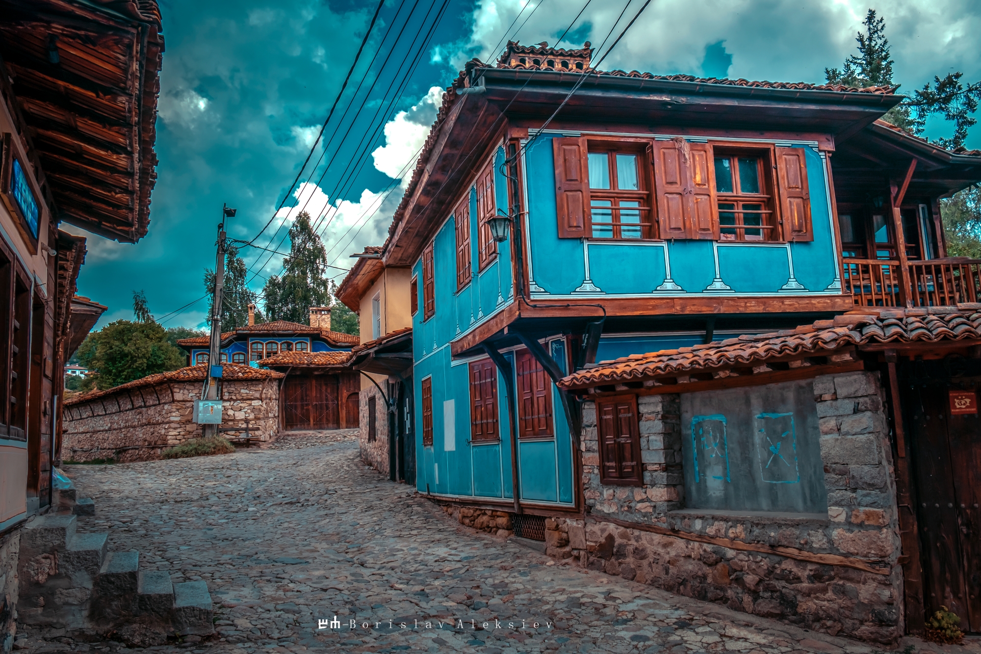 копривщица,koprivshtitsa,българия,bulgaria,travel,old,building,house,history,blue,, Алексиев Борислав