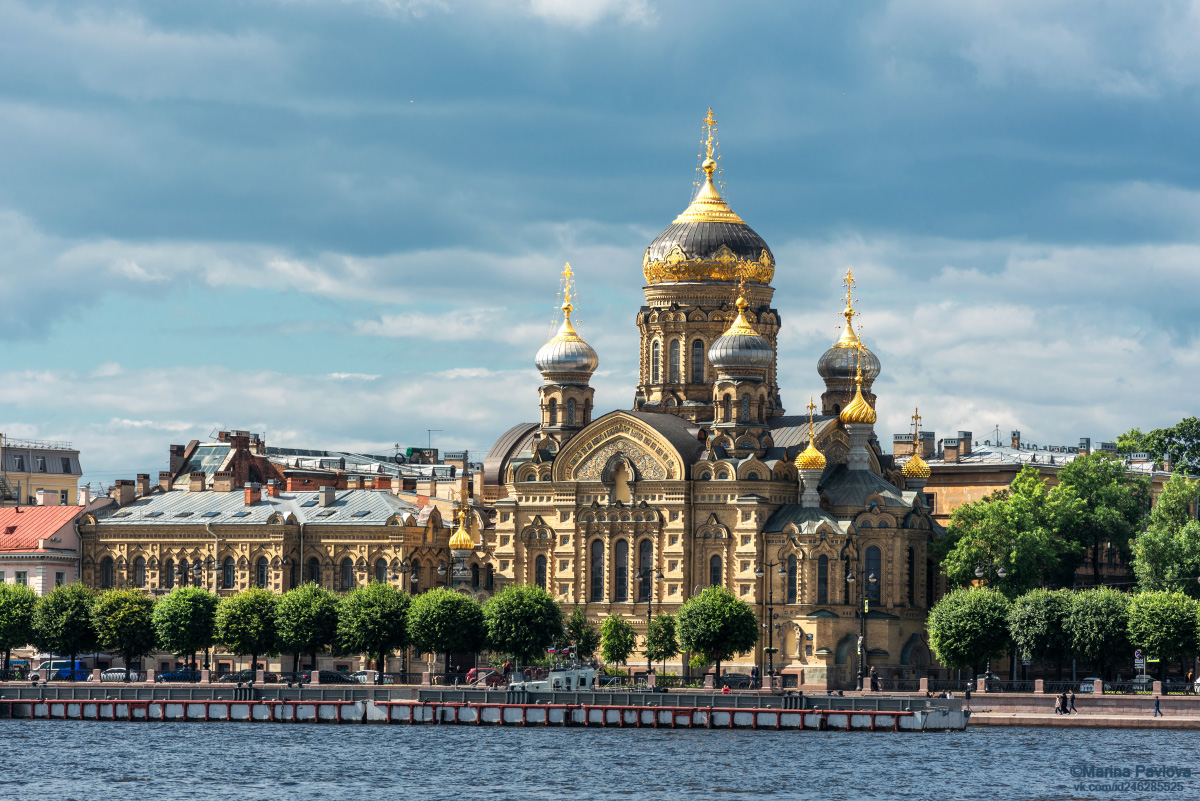 город, архитектура, санкт-петербург, храм успения пресвятой богородицы, храмы петербурга, православный праздник, река нева, набережная лейтенанта шмидта,, Павлова Марина