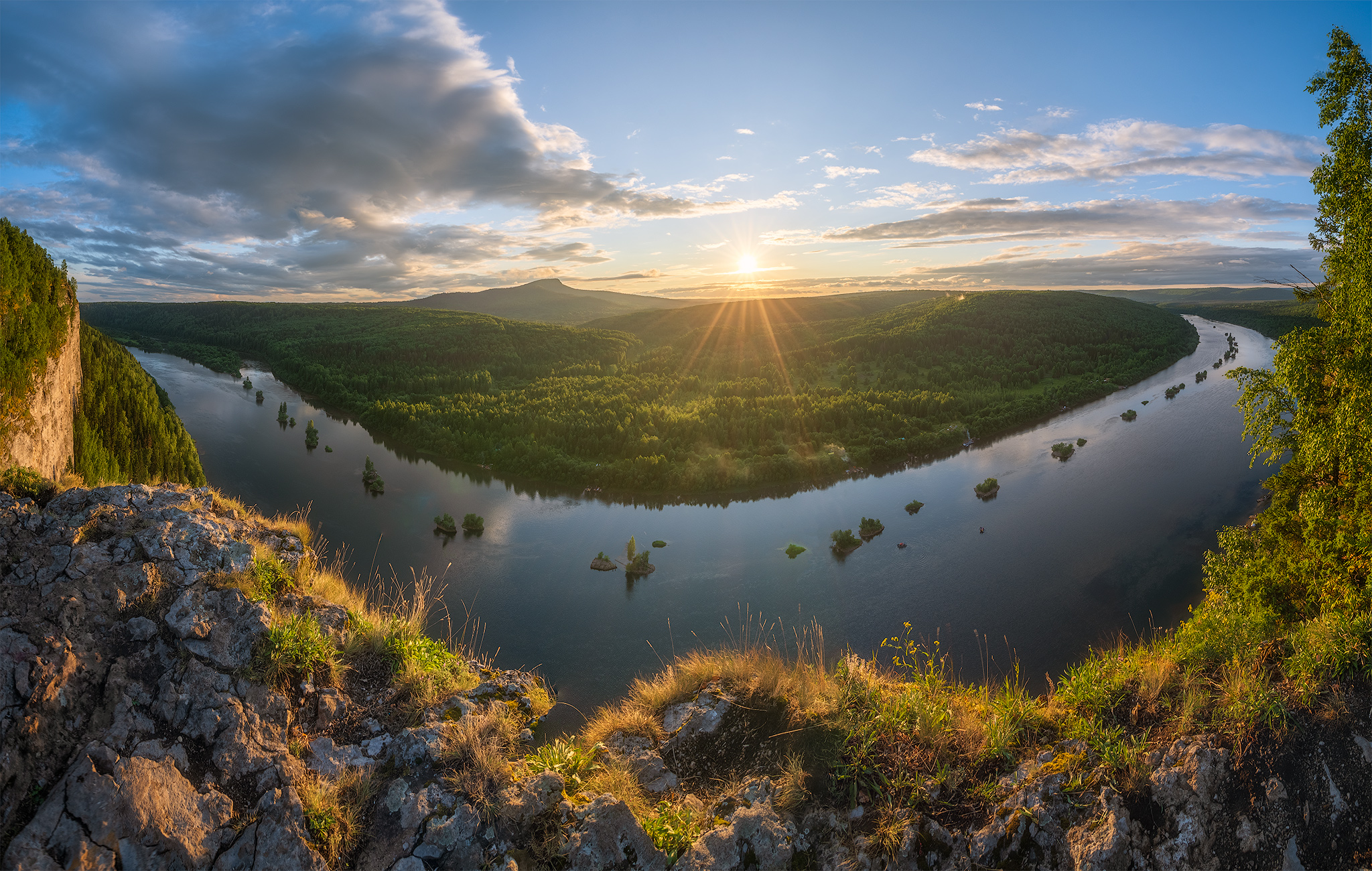 пермский край, пейзаж, закат, красота природы, горы, лето, облака, природа, дикая природа, вишера, лес, полюд, ветлан, Кузнецов Кирилл