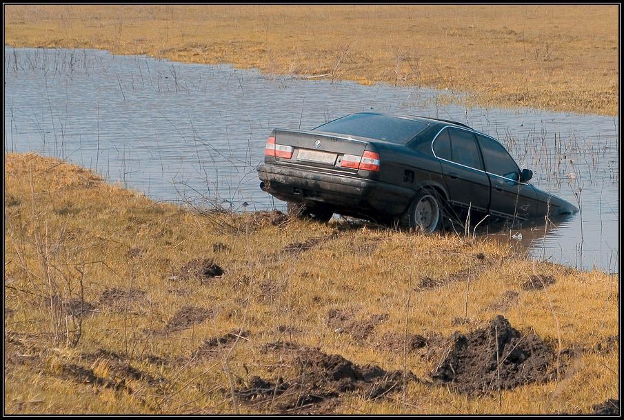 весна, вода, автомобиль, wofa