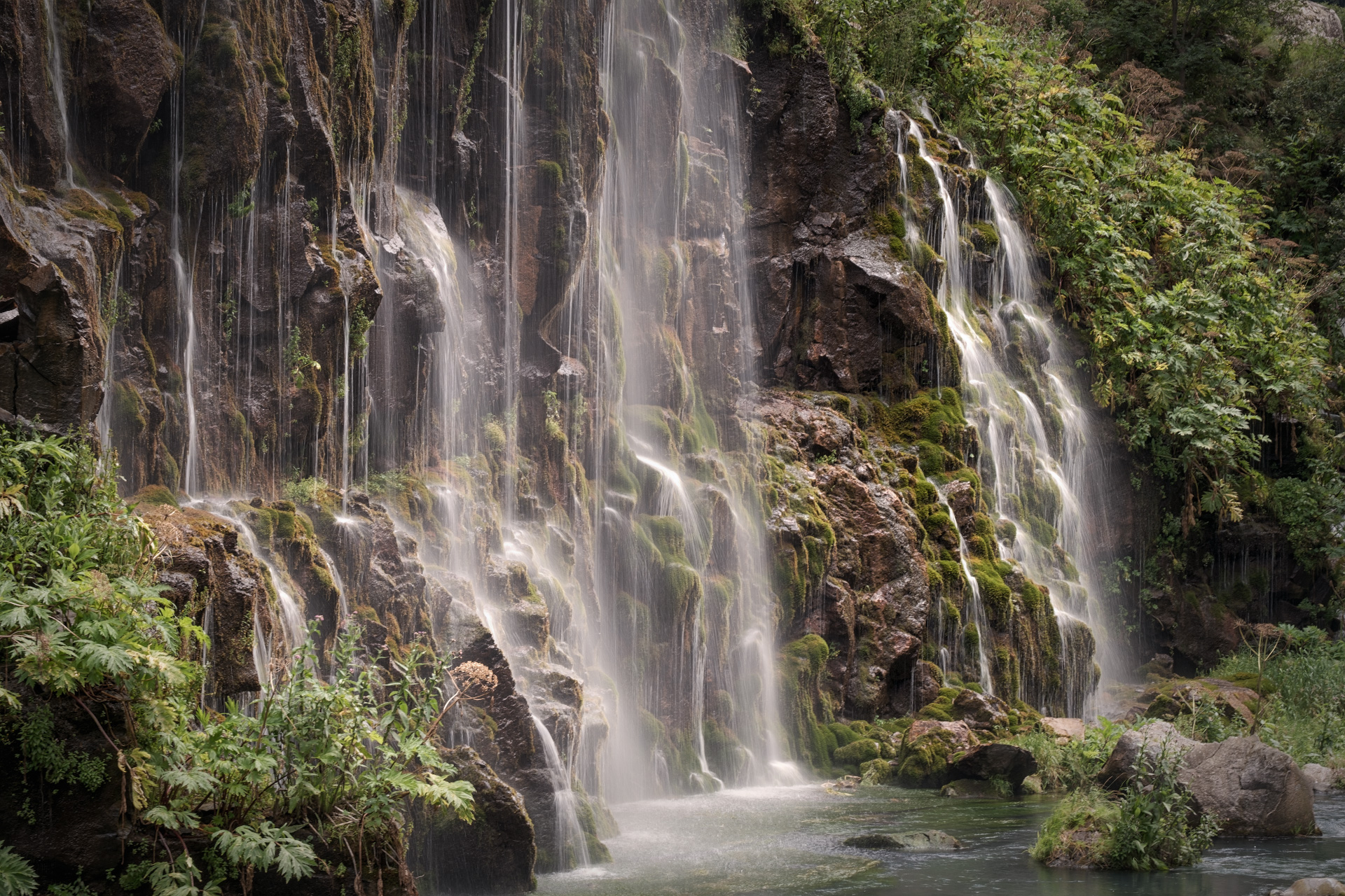 waterfall, gorge, landscape, scenery, travel, outdoors, caucasus, sakartvelo, georgia, dashbashi, chizh, Чиж Андрей