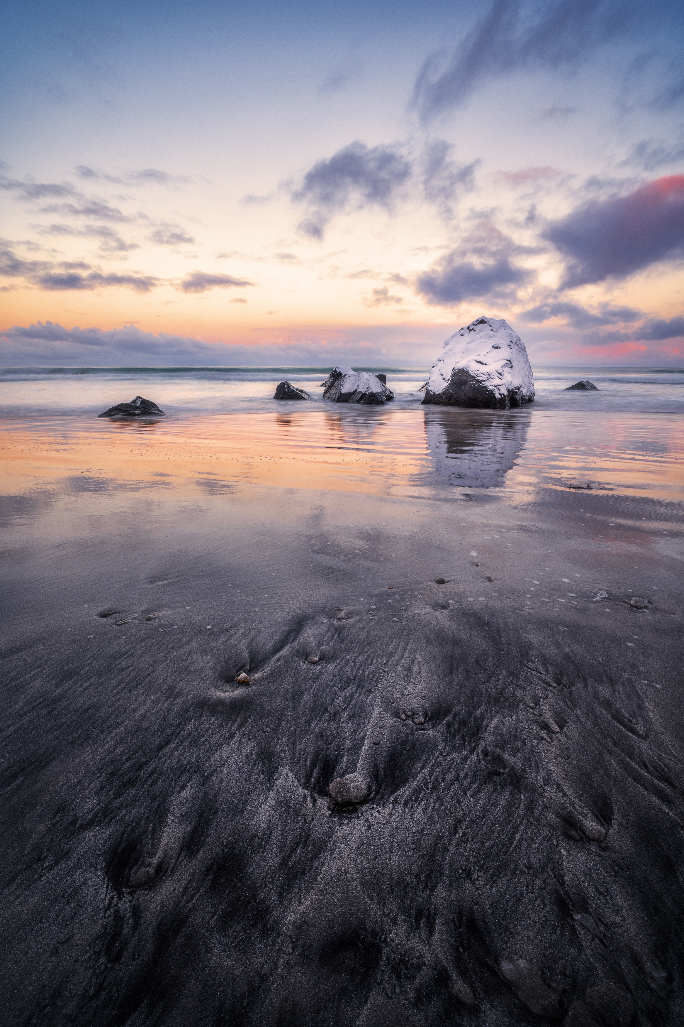 lofoten, norway, ocean, sunrise, reflection, Георгий Бычковский